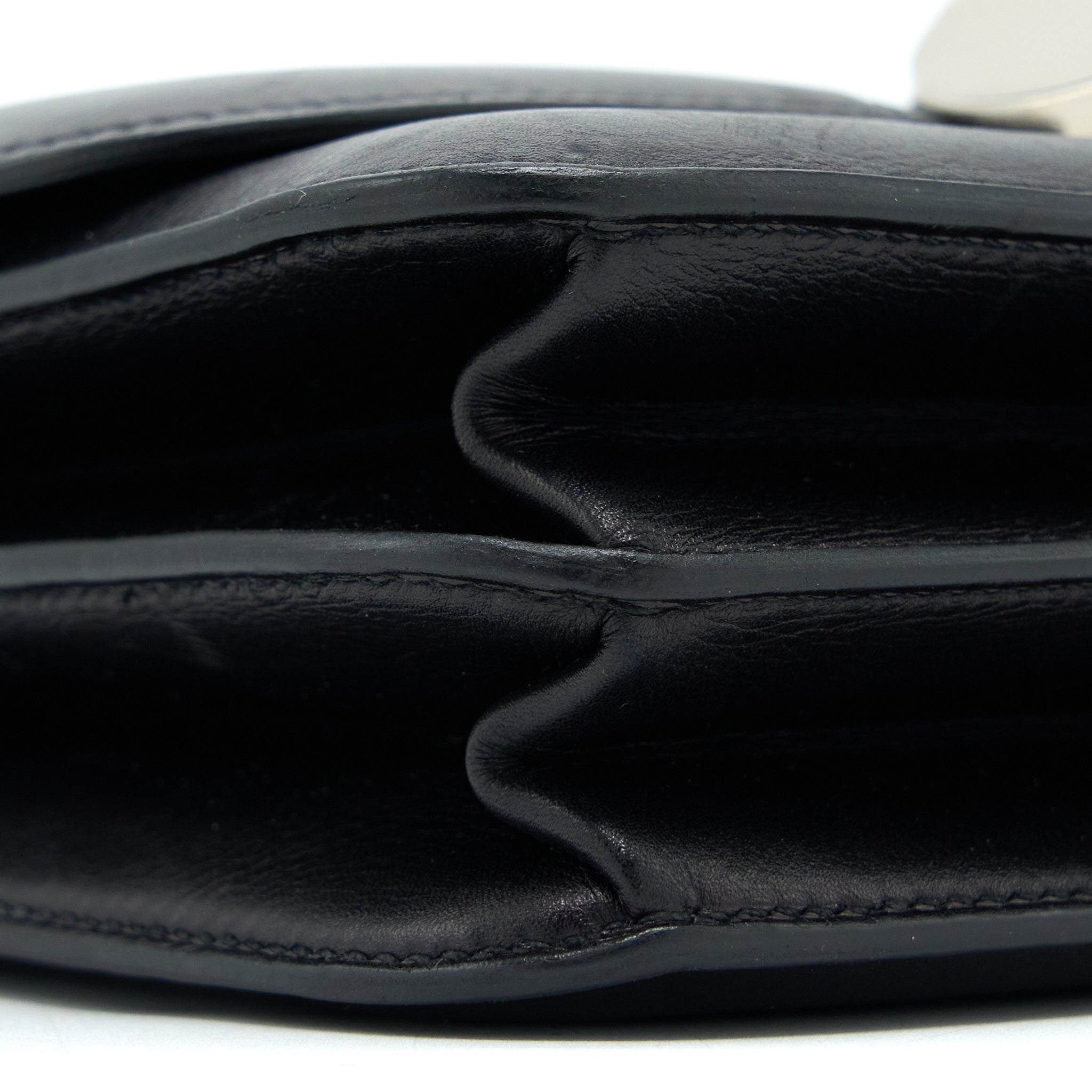 HERMES 2002 20 BAG EVERGRAIN BLACK SHW