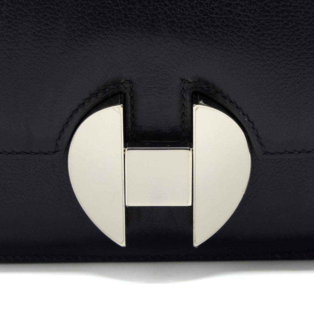 HERMES 2002 20 BAG EVERGRAIN BLACK SHW