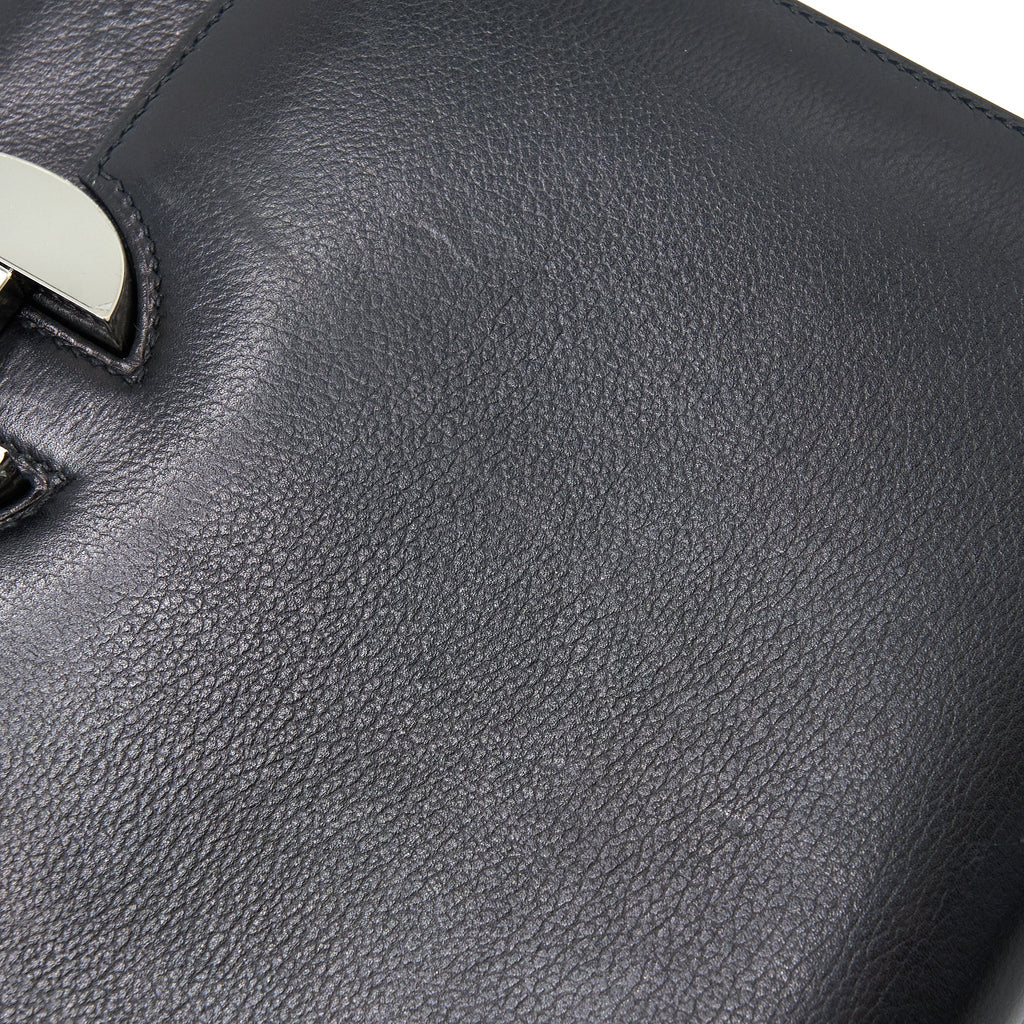 HERMES 2002 20 BAG EVERGRAIN BLACK SHW