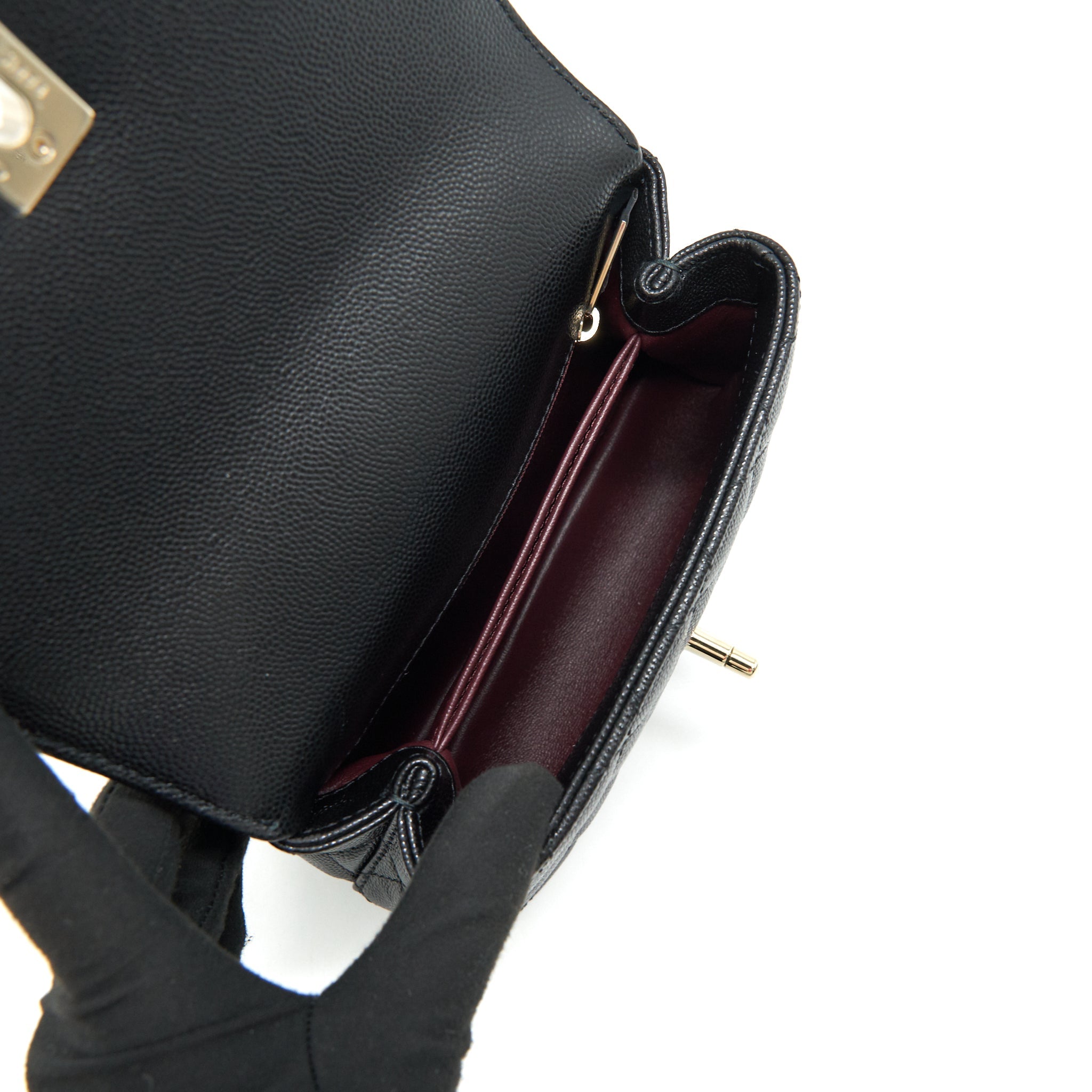 CHANEL EXTRA MINI COCO HANDLE BLACK LGHW
