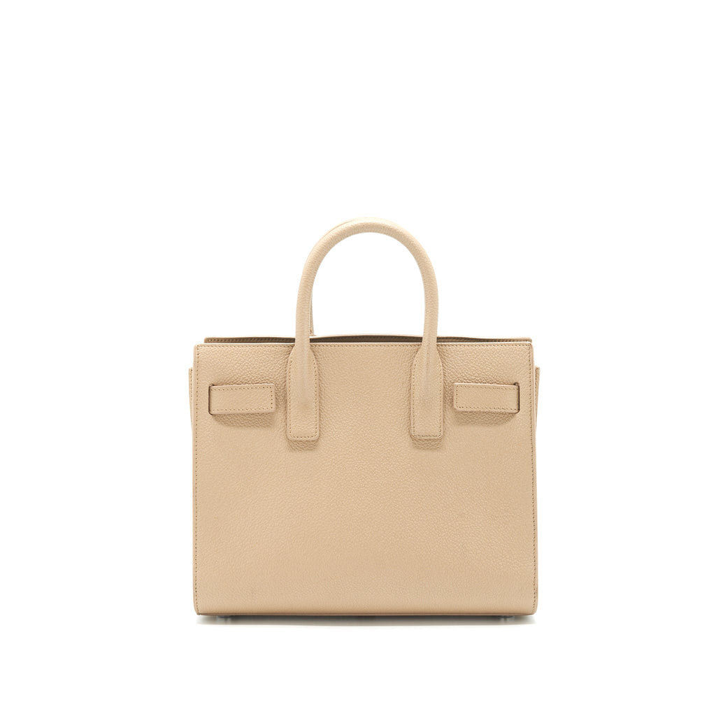 SAINT LAURENT SAC DE JOUR IN NANO SIZE BEIGE SHW