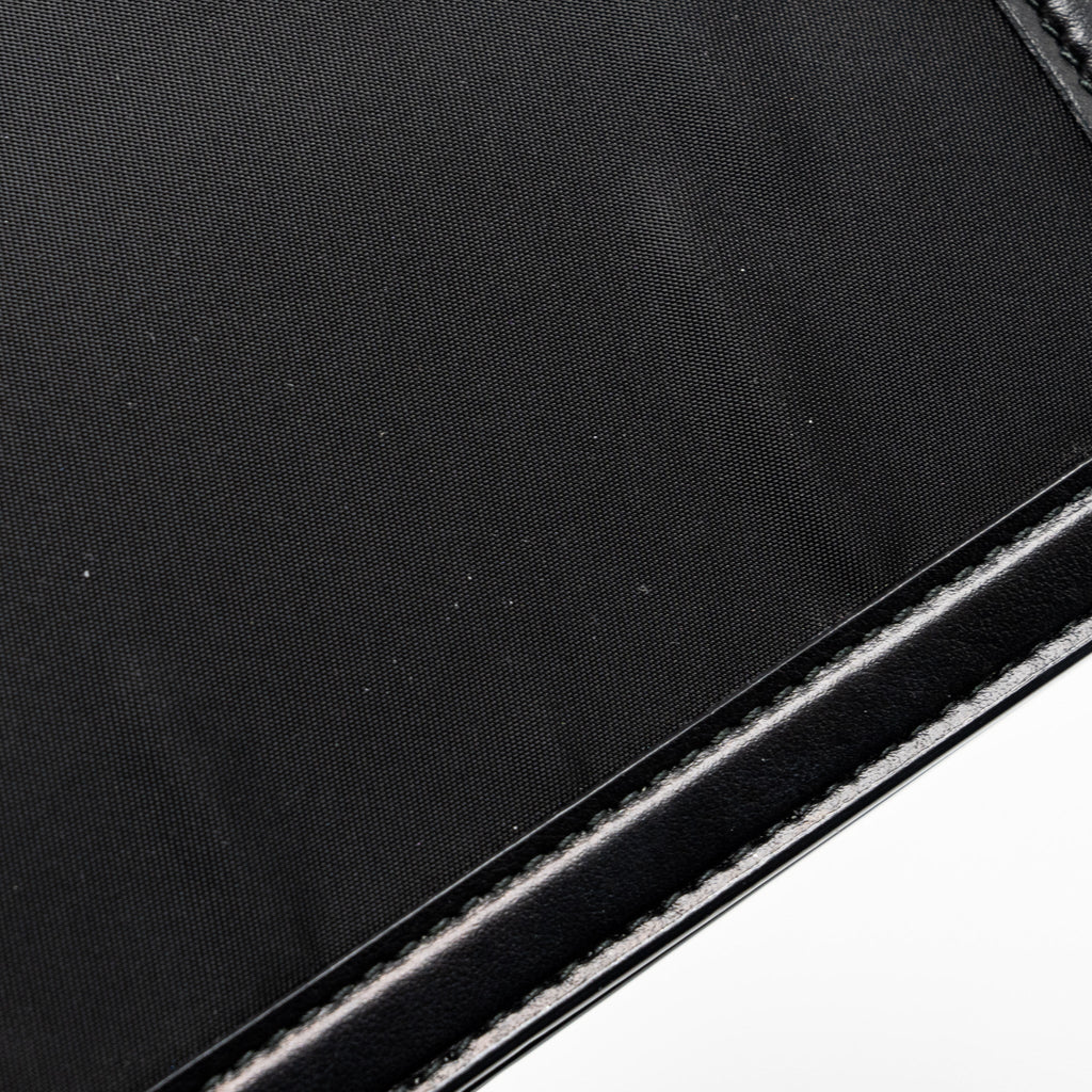 PRADA MINIBORSE BAG NYLON/LEATHER BLACK SHW