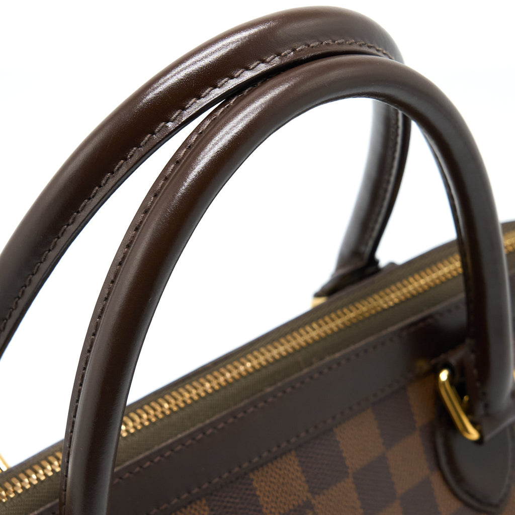 LOUIS VUITTON TREVI BAG DAMIER EBENE CANVAS GHW
