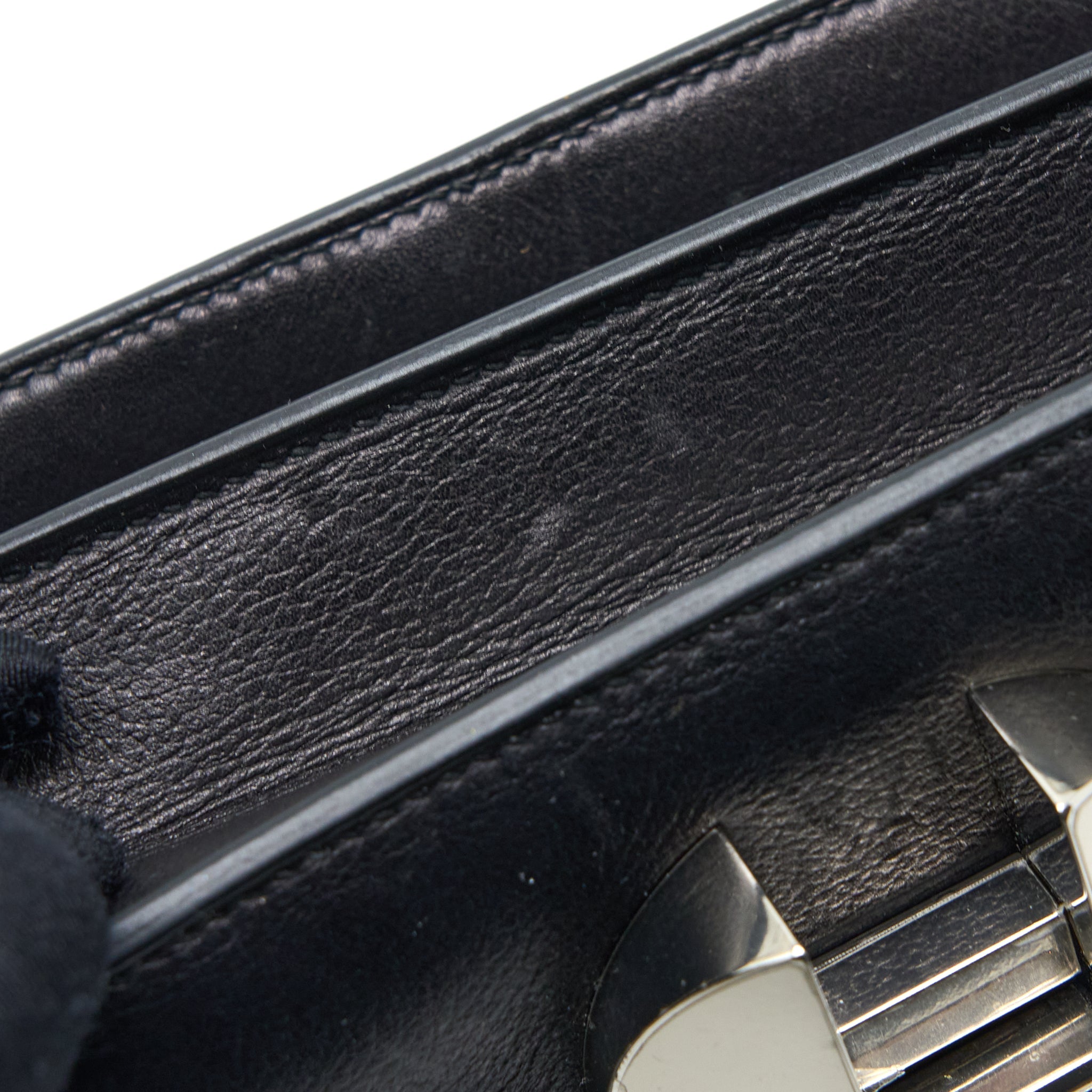 HERMES 2002 20 BAG EVERGRAIN BLACK SHW