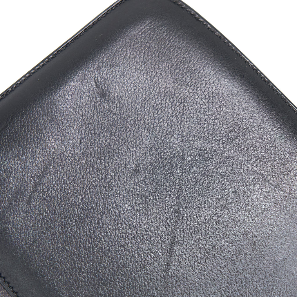 HERMES 2002 20 BAG EVERGRAIN BLACK SHW