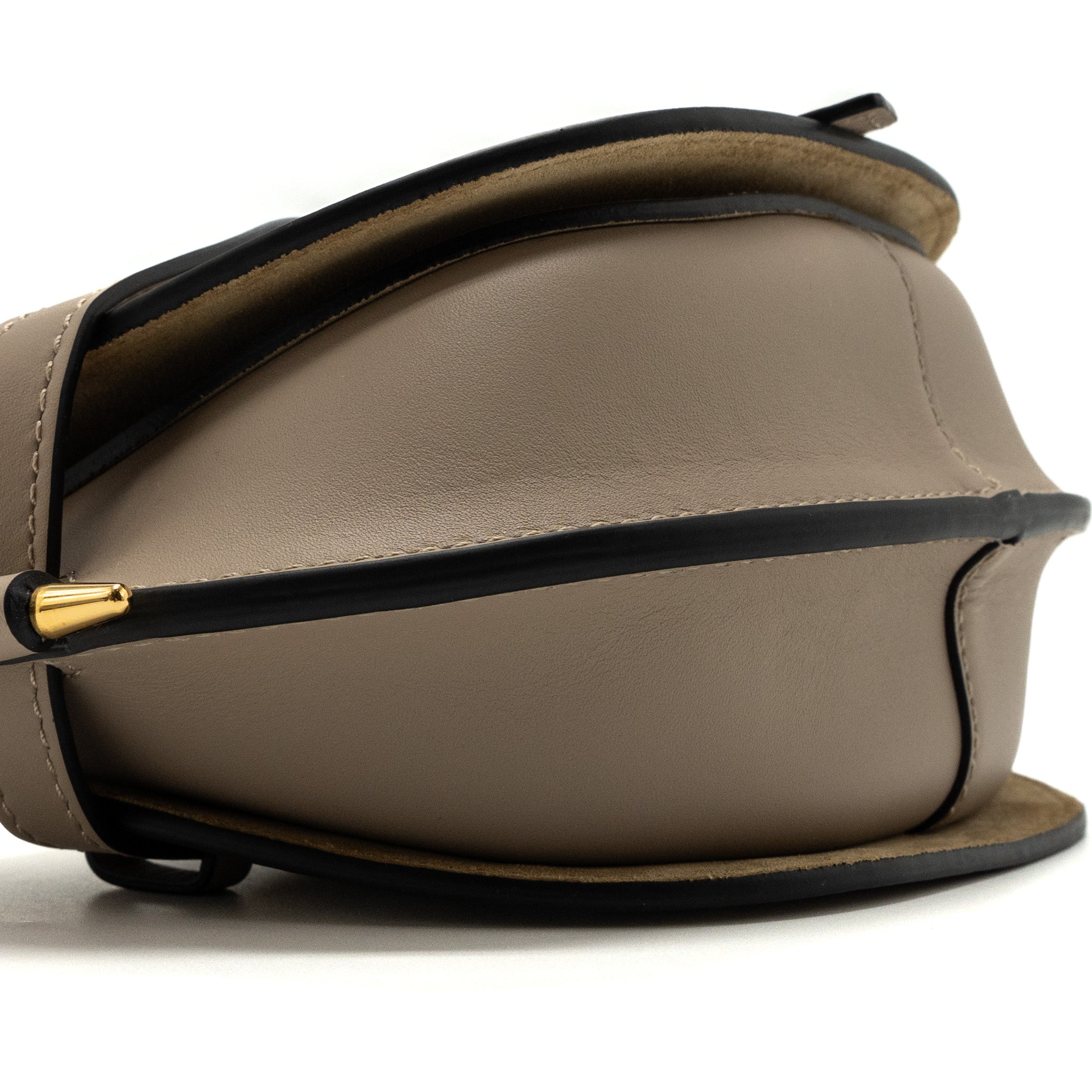 LOEWE MINI GATE DUAL BAG SOFT CALFSKIN SAND GHW
