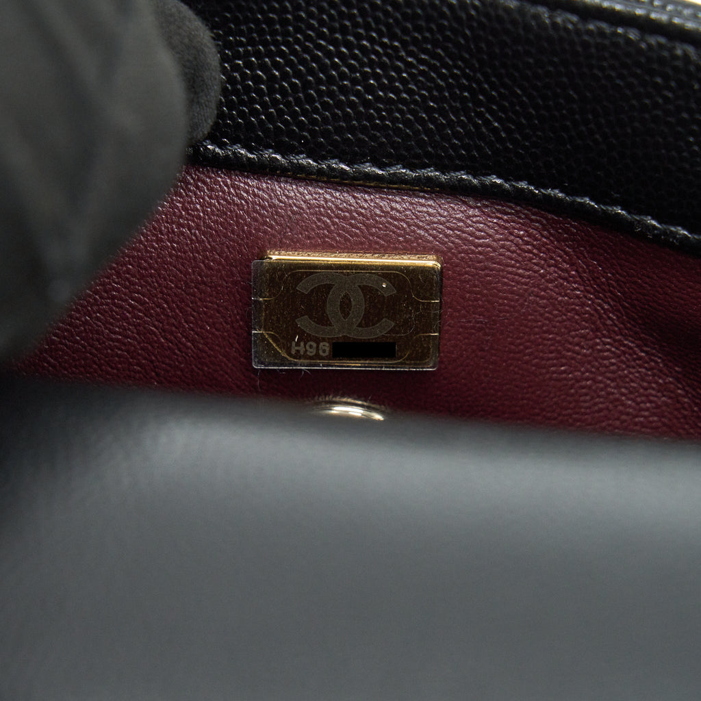 CHANEL EXTRA MINI COCO HANDLE BLACK LGHW