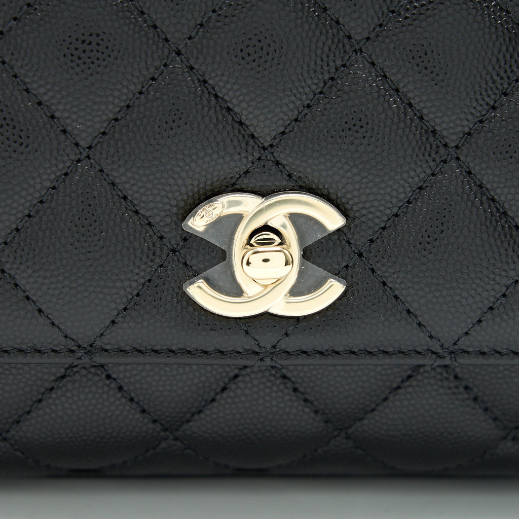 CHANEL EXTRA MINI COCO HANDLE BLACK LGHW