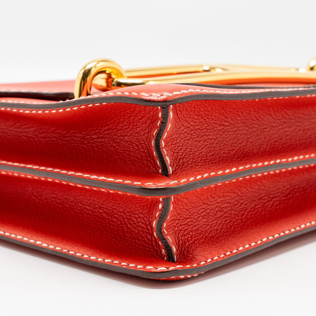 HERMES ROULIS 23 EVERCOLOR ROUGE TOMATE GHW