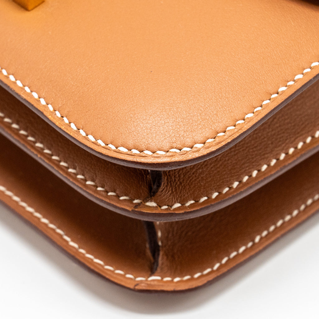 HERMES MINI CONSTANCE SWIFT GOLD GHW