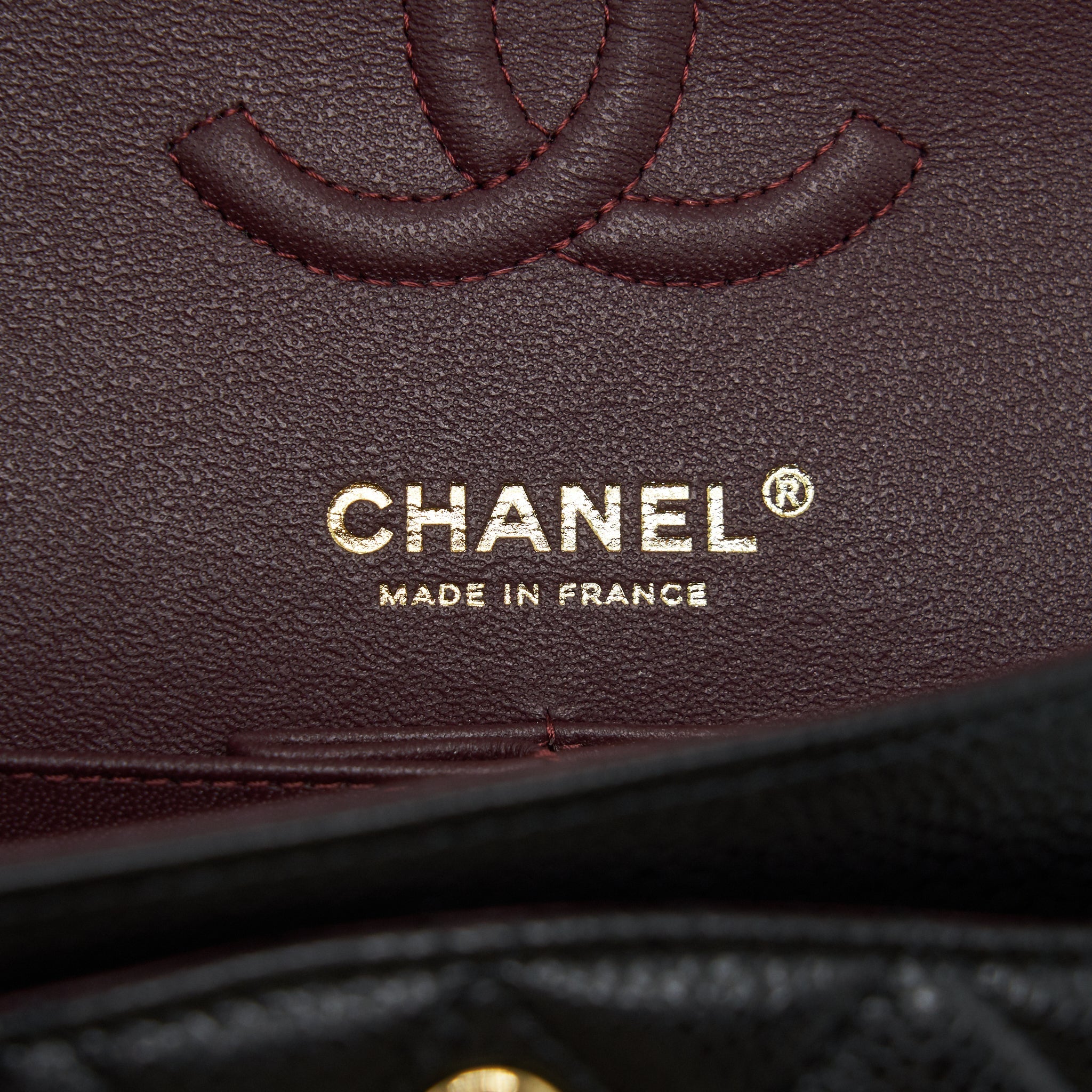 CHANEL SMALL CLASSIC DOUBLE FLAP BAG CAVIAR BLACK GHW (MICROCHIP)