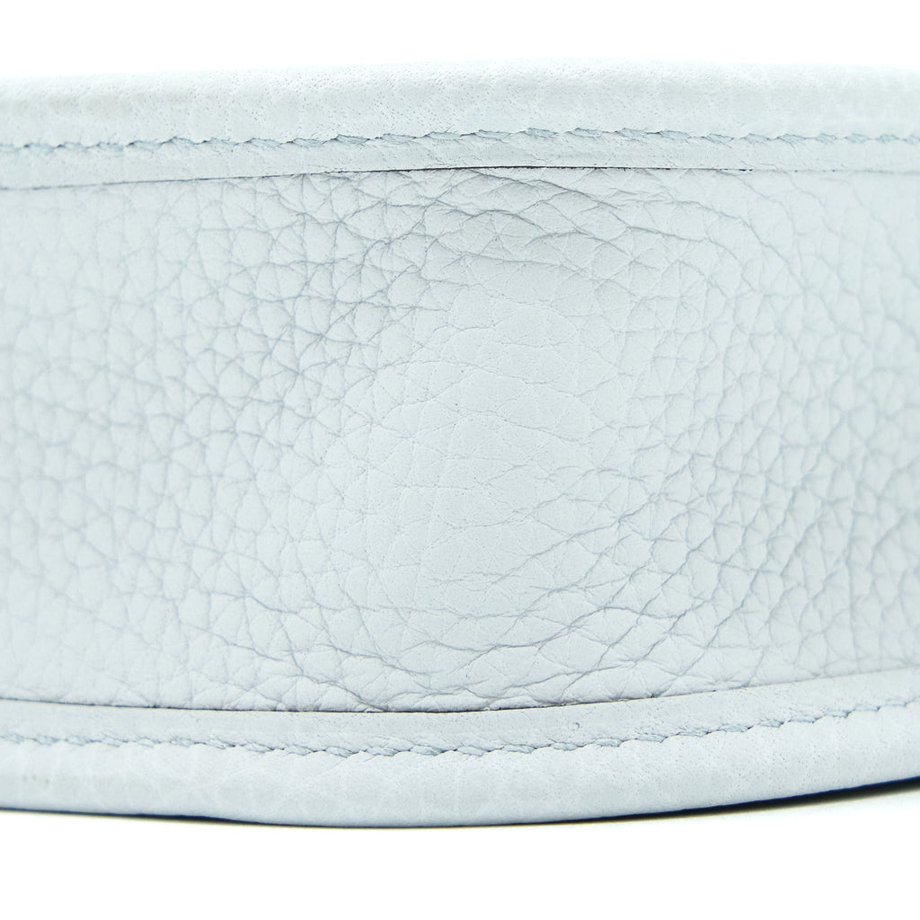 HERMES MINI EVELYN CLEMENCE BLUE PALE/GRIS ETAIN GHW