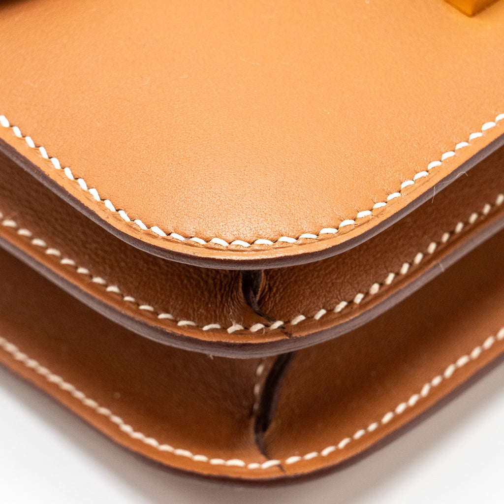 HERMES MINI CONSTANCE SWIFT GOLD GHW
