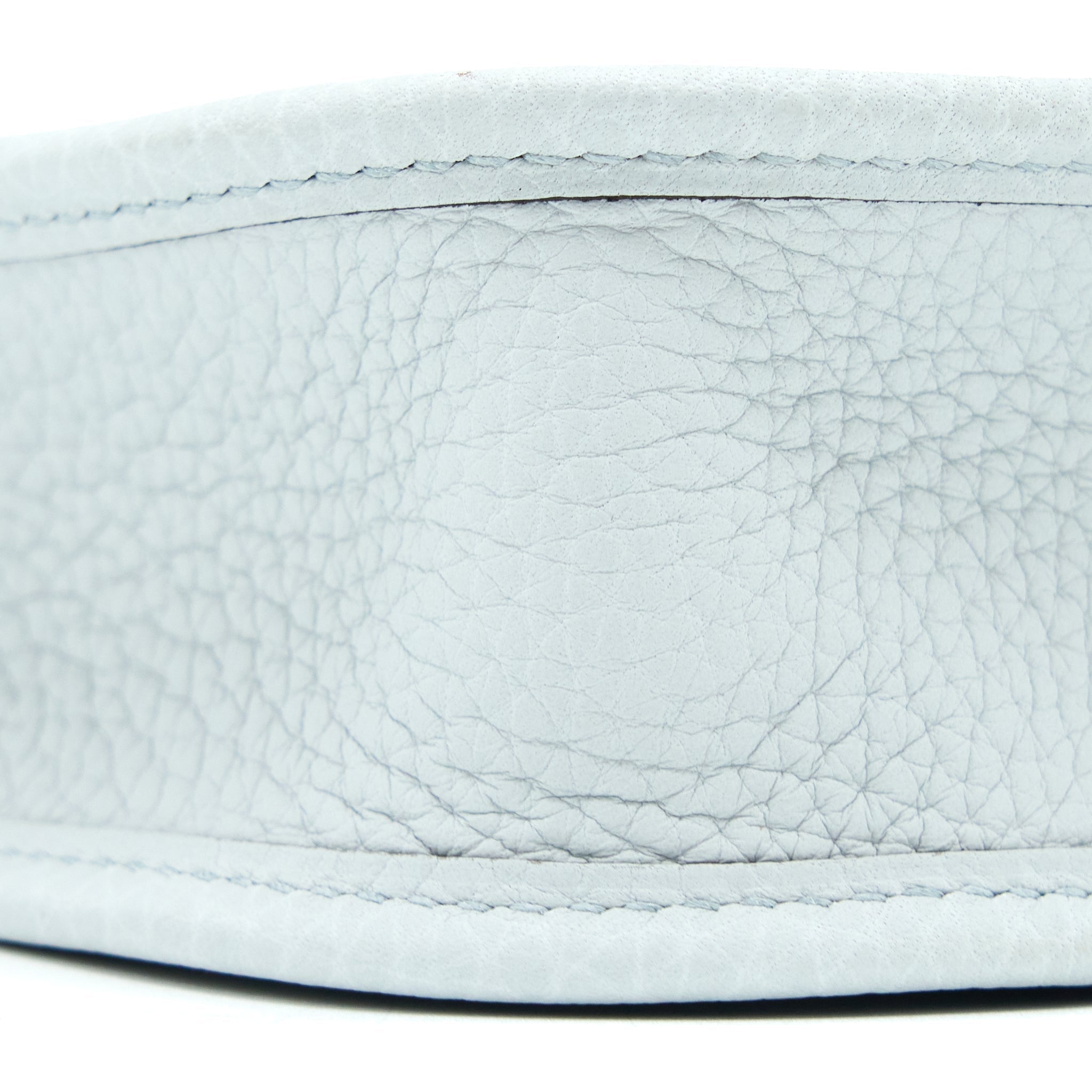 HERMES MINI EVELYN CLEMENCE BLUE PALE/GRIS ETAIN GHW