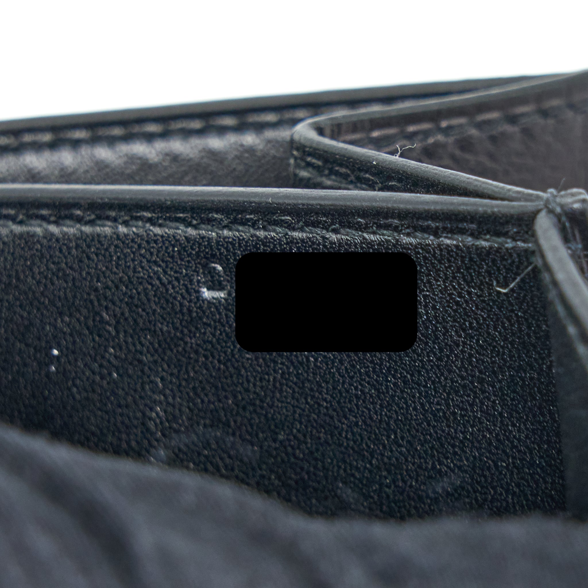 HERMES 2002 20 BAG EVERGRAIN BLACK SHW