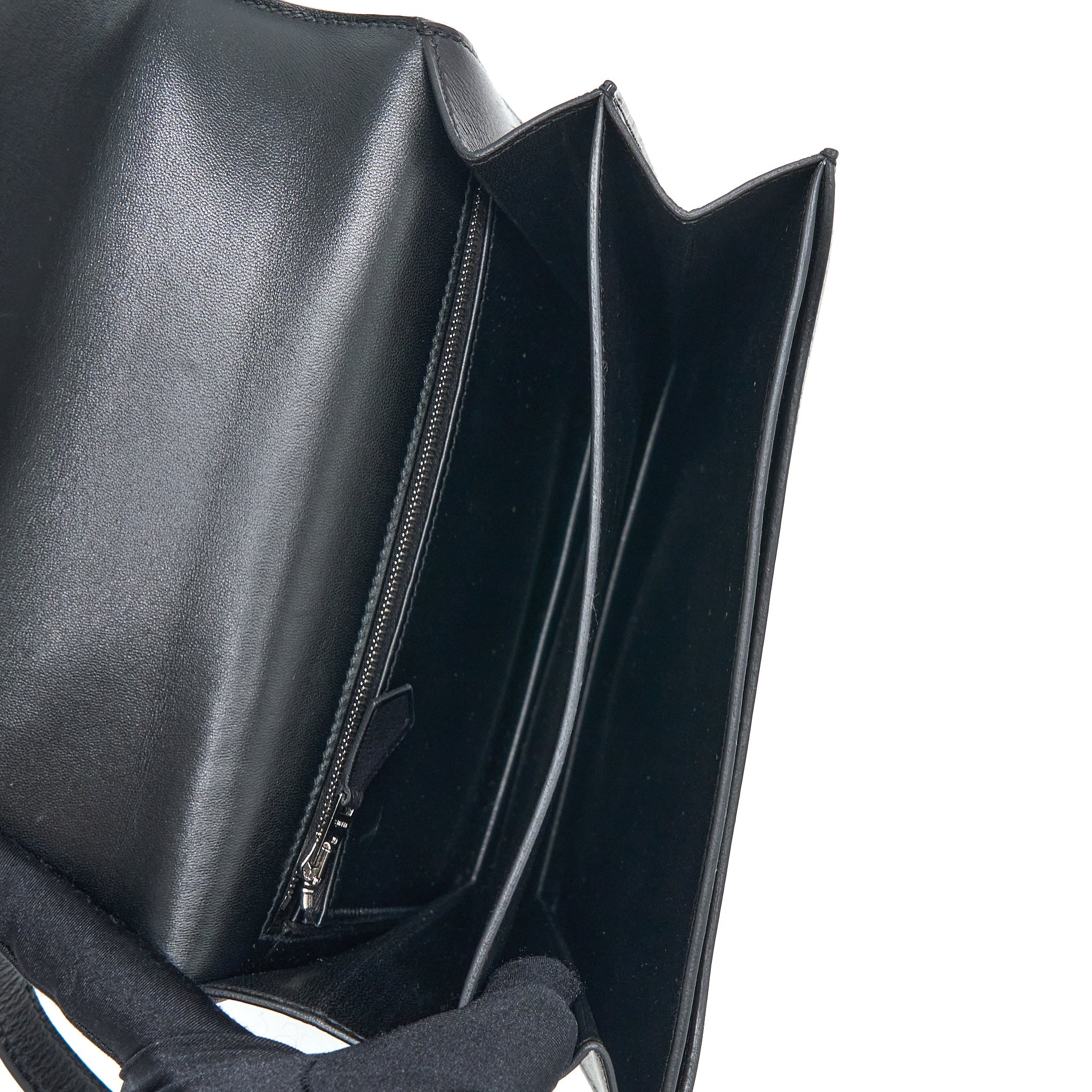 HERMES 2002 20 BAG EVERGRAIN BLACK SHW