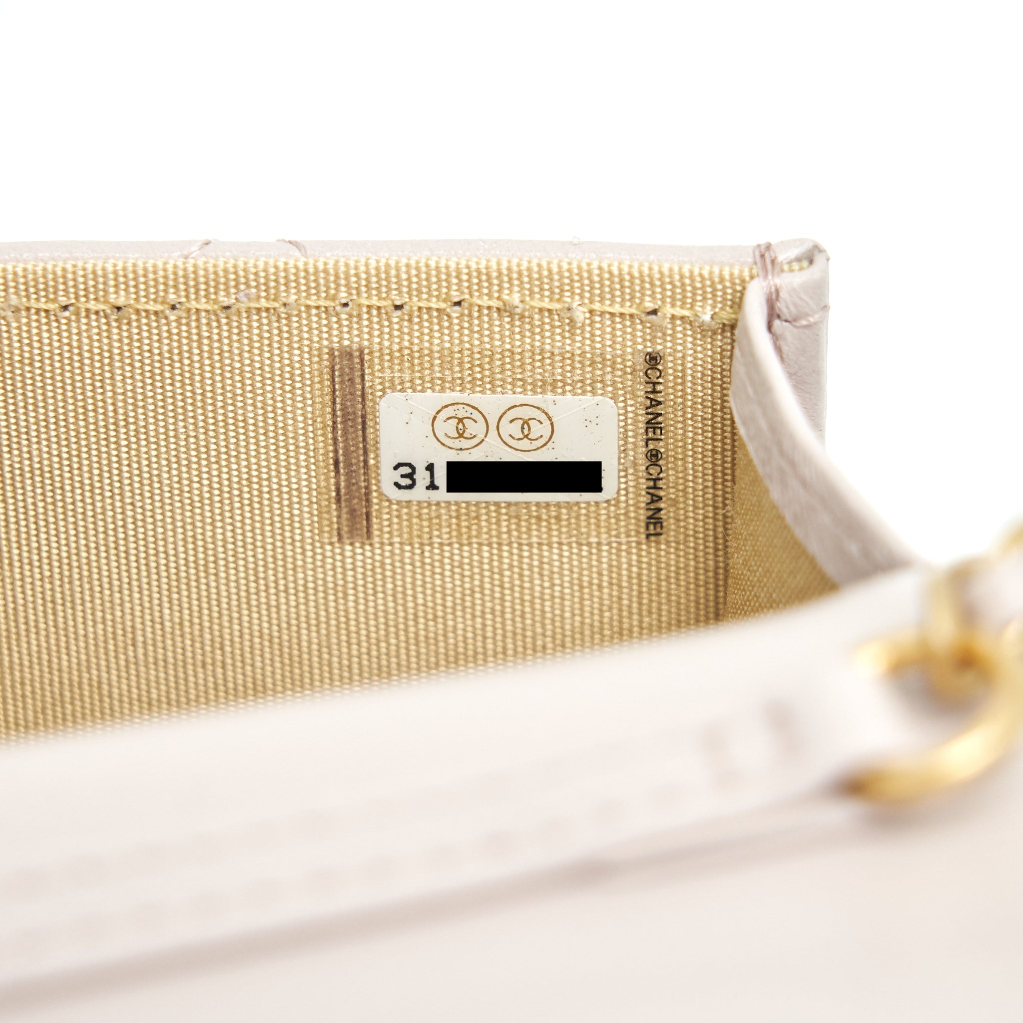 CHANEL 21B LILAC/ LIGHT PURPLE PEARL CRUSH MINI BELT BAG