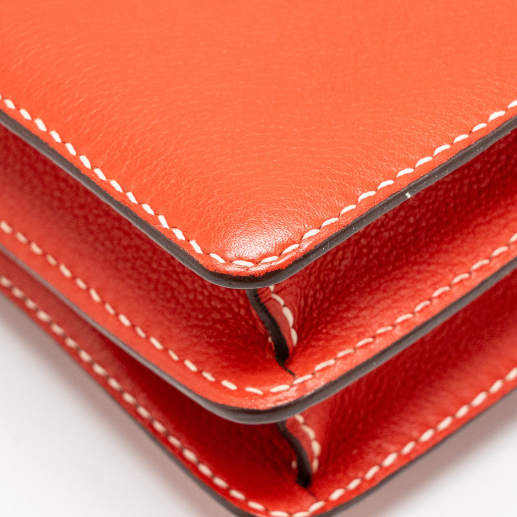HERMES ROULIS 23 EVERCOLOR ROUGE TOMATE GHW