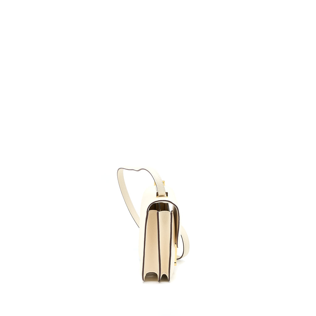 HERMES MINI CONSTANCE EPSOM NATA GHW