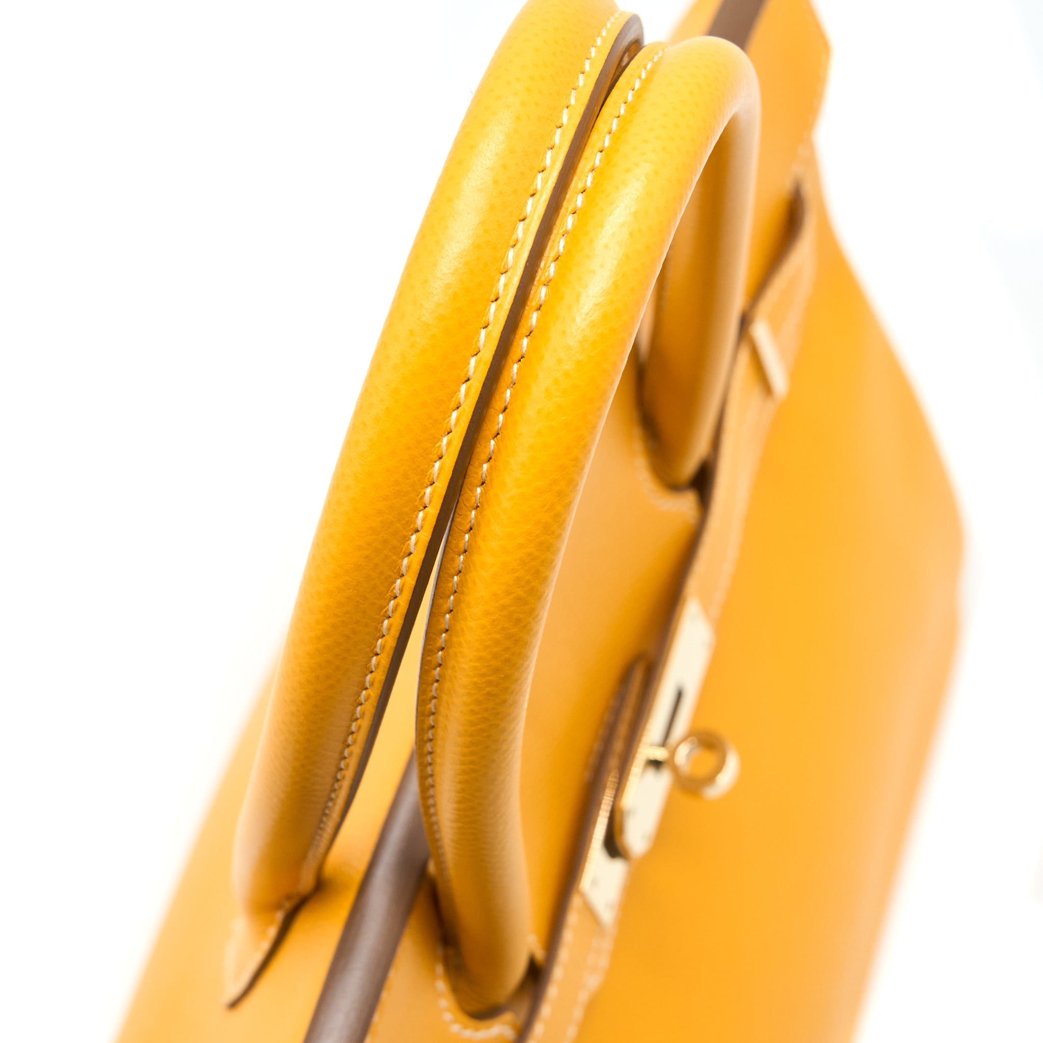 HERMES BIRKIN 30 EPSOM 9V JAUNE D’OR LGHW