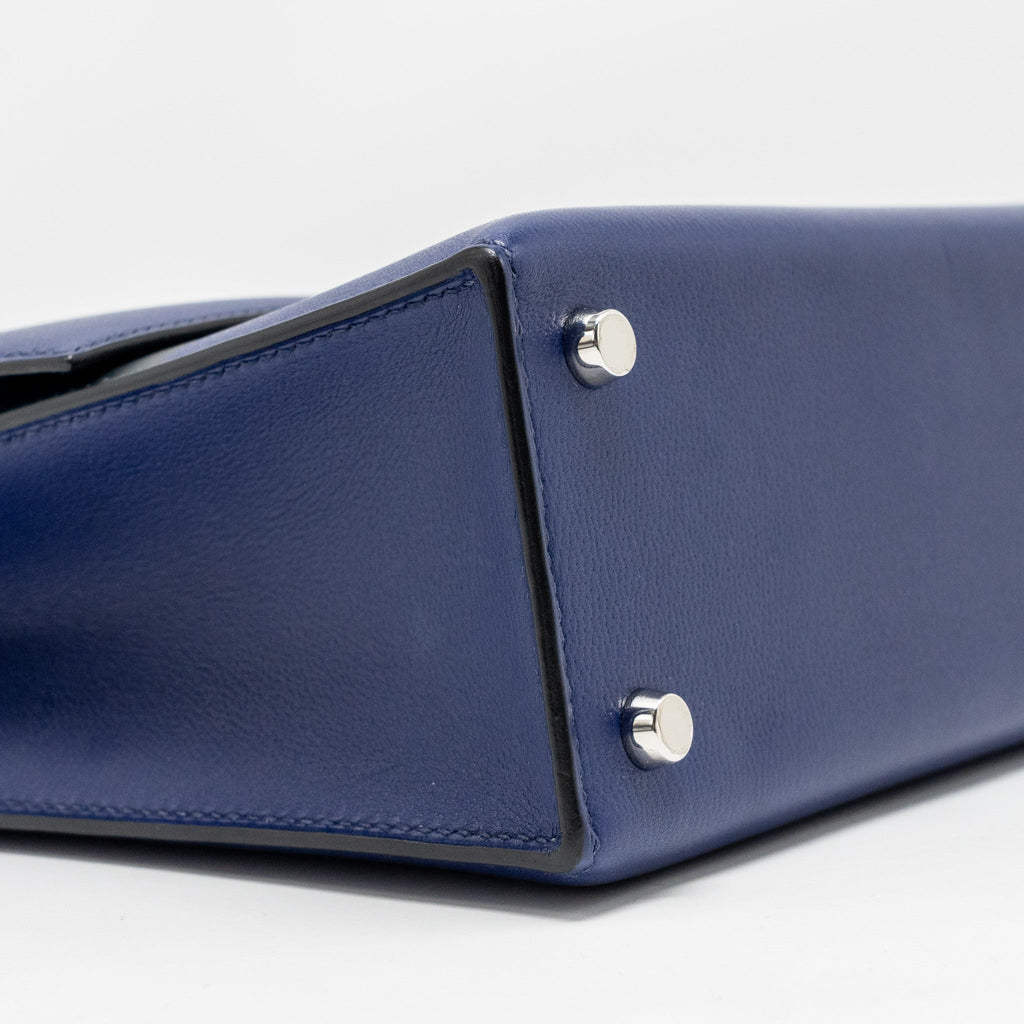 HERMES VERROU 23 ALLEGRETTO LEATHER BLEU ENCRE / MULTICOLOUR SHW
