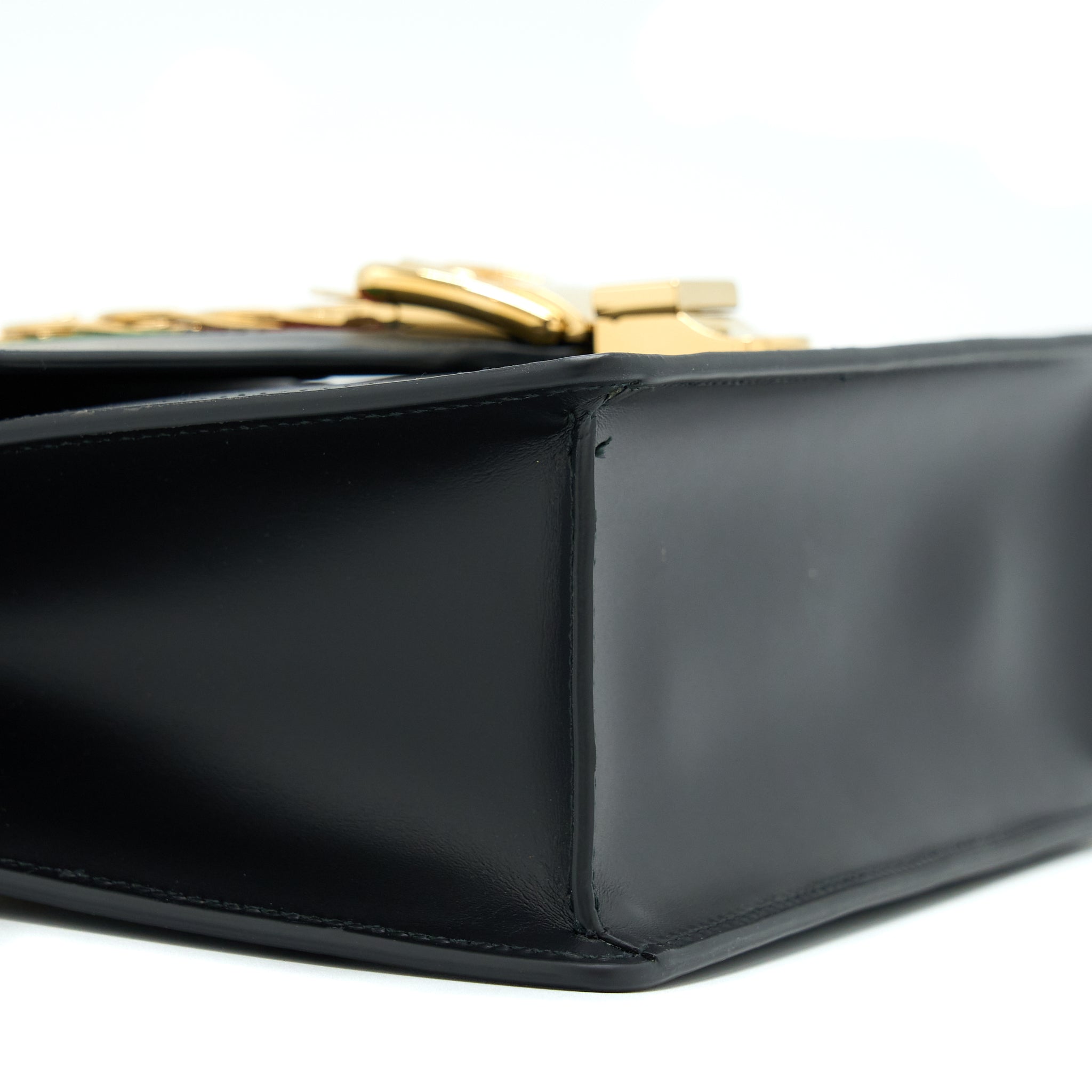 GUCCI SYLVIE BAG BLACK GHW