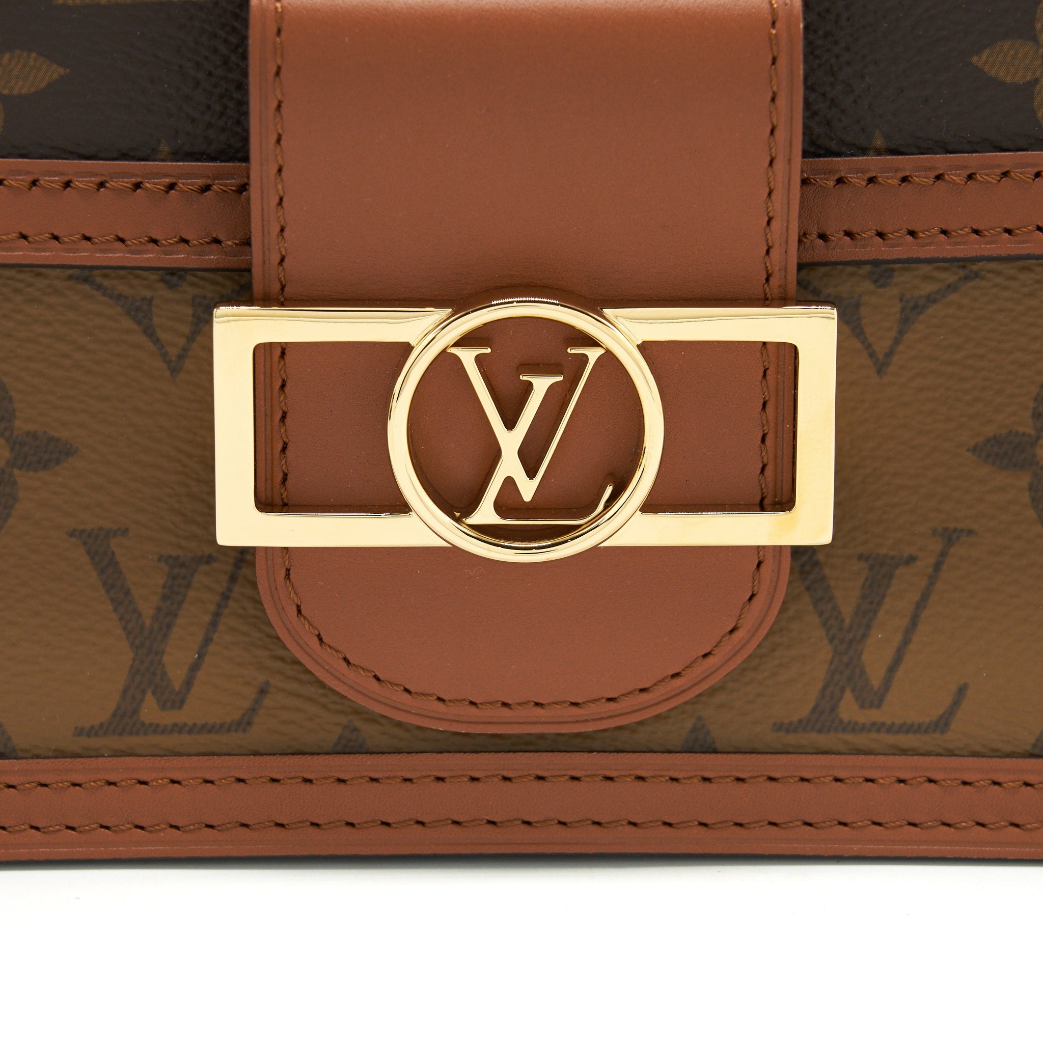 LOUIS VUITTON MINI DAUPHINE MONOGRAM REVERSE CANVAS