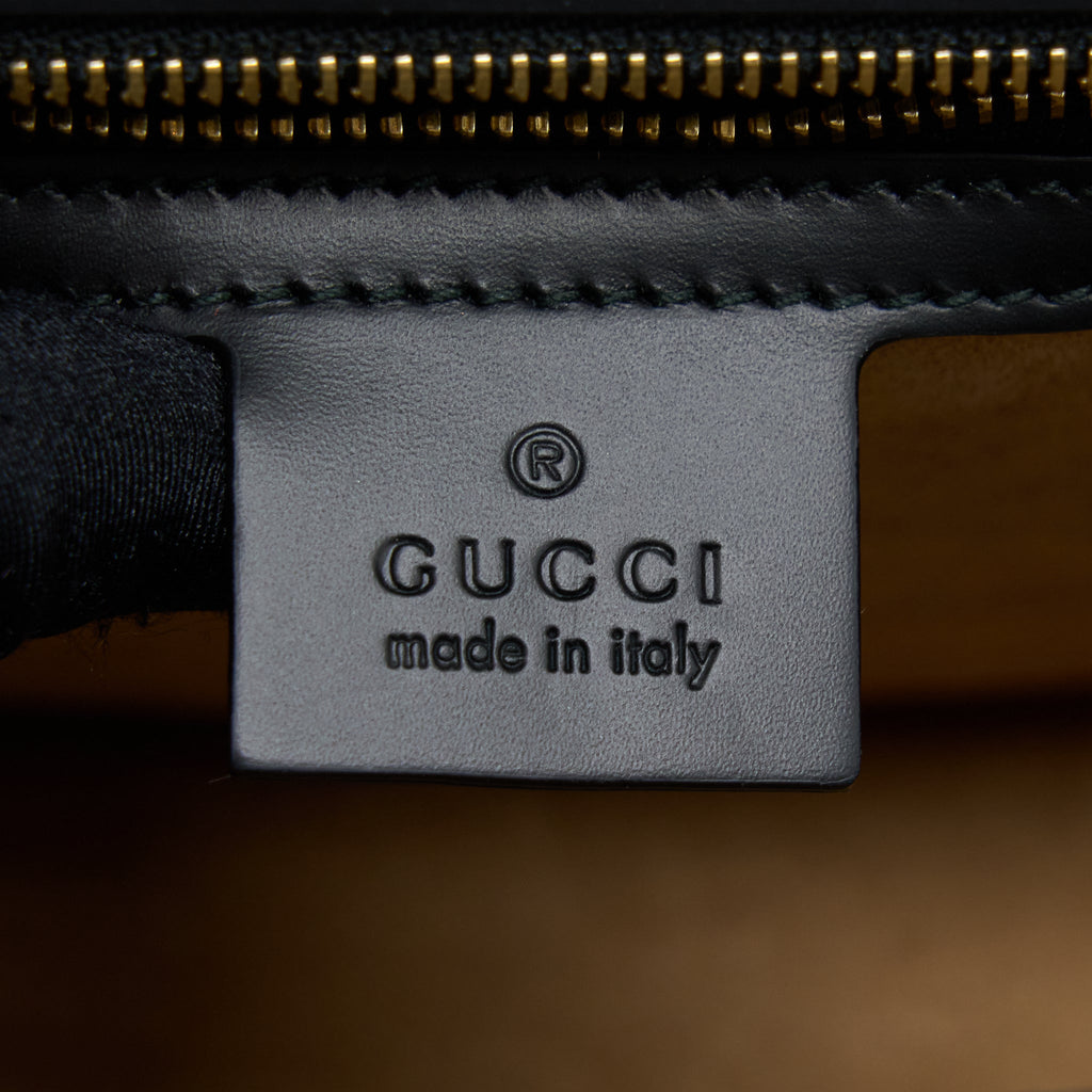 GUCCI SYLVIE BAG BLACK GHW