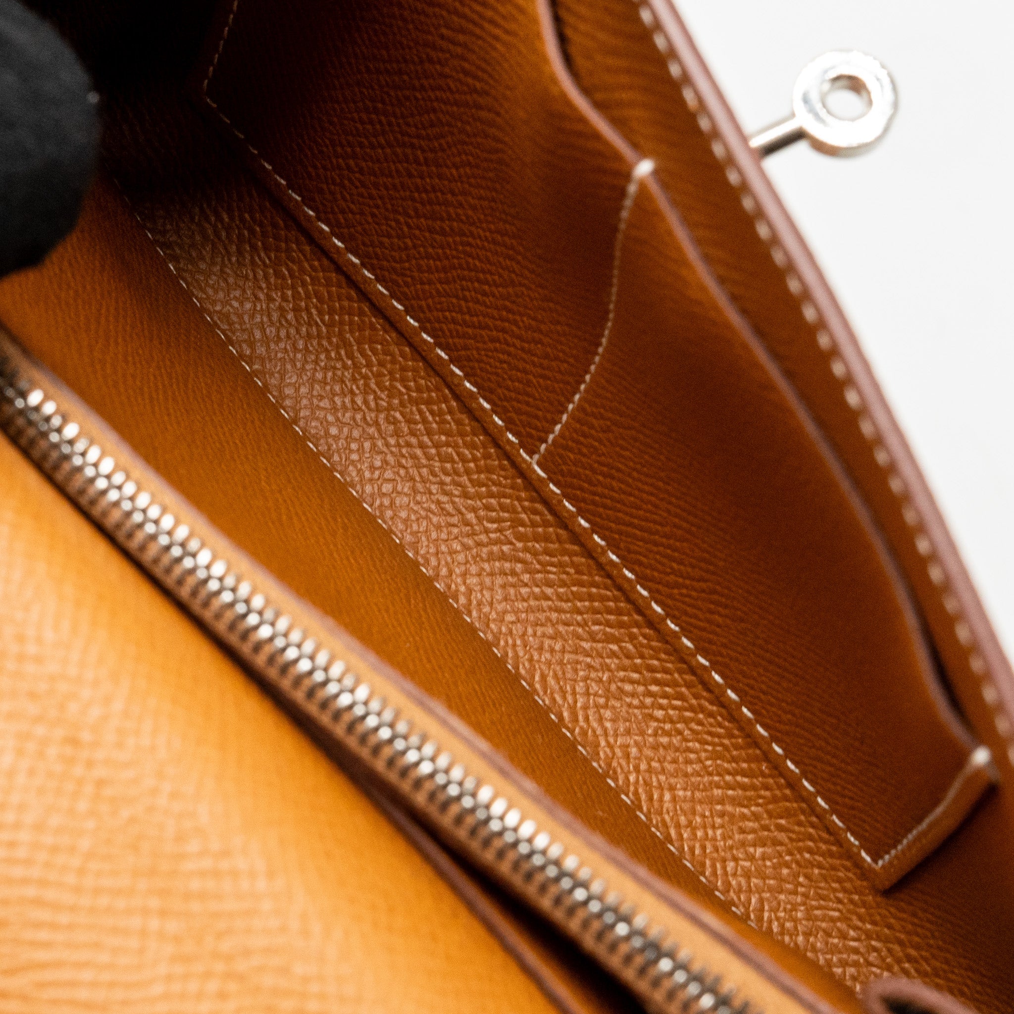 HERMES KELLY TO GO EPSOM GOLD SHW