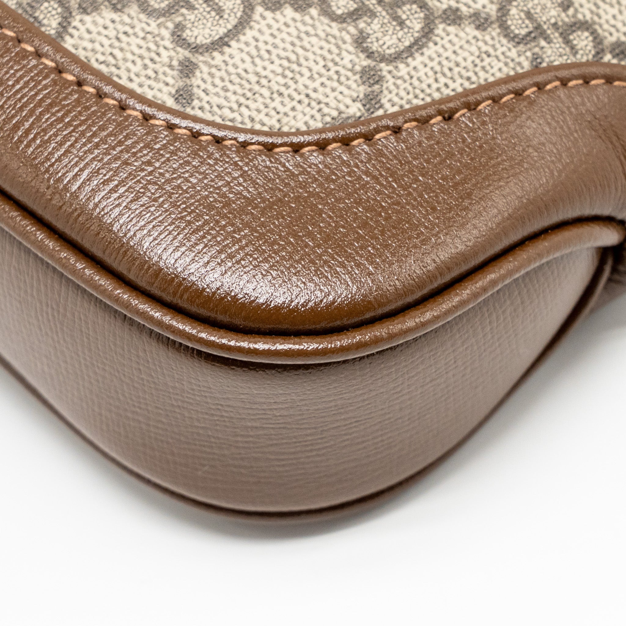 GUCCI JACKIE 1961 MINI SHOULDER BAG GG SUPREME CANVAS/CALFSKIN BROWN/MULTICOLOUR GHW