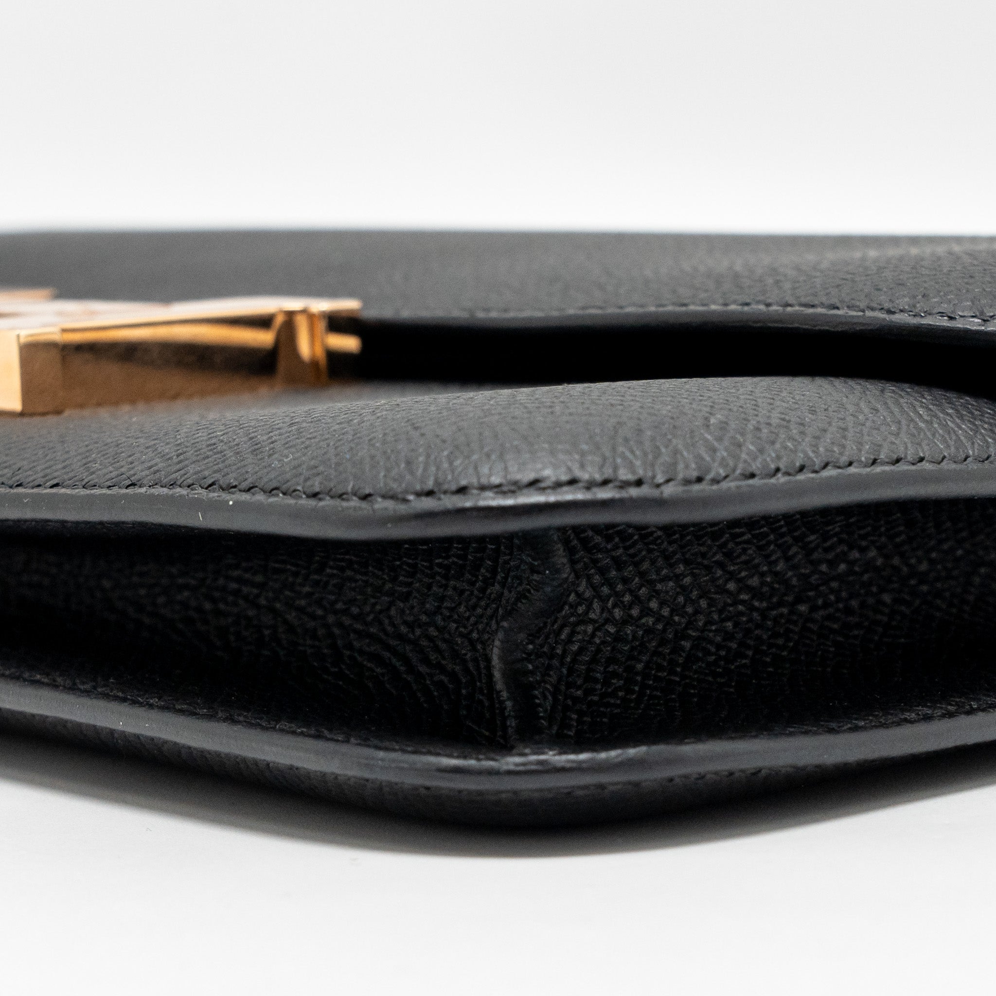 HERMES CONSTANCE ELAN EPSOM BLACK RGHW