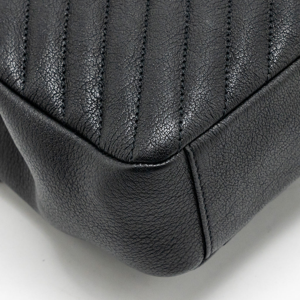 SAINT LAURENT/YSL MEDIUM COLLEGE BAG LAMBSKIN BLACK SHW