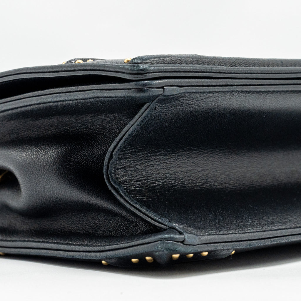 DIOR MEDIUM STUDDED DIORAMA LAMBSKIN BLACK GHW