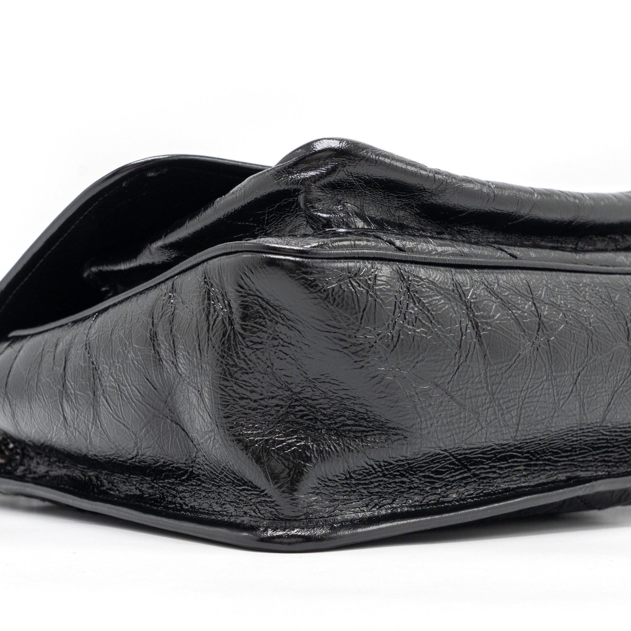 SAINT LAUREN MEDIUM NIKI CALFSKIN BLACK RUTHENIUM HARDWARE