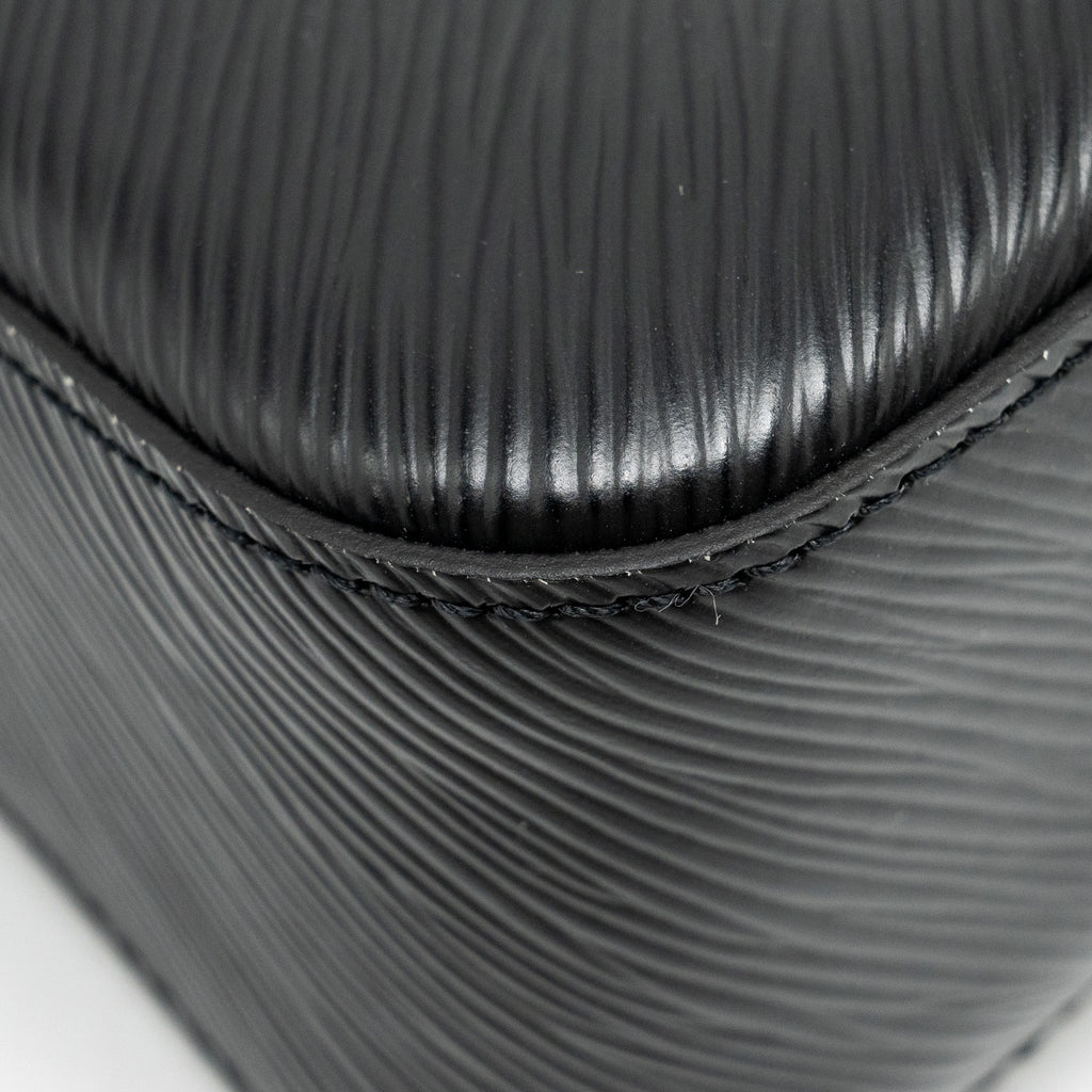 LOUIS VUITTON MARELLE GRAINED EPI/CANVAS BLACK SHW