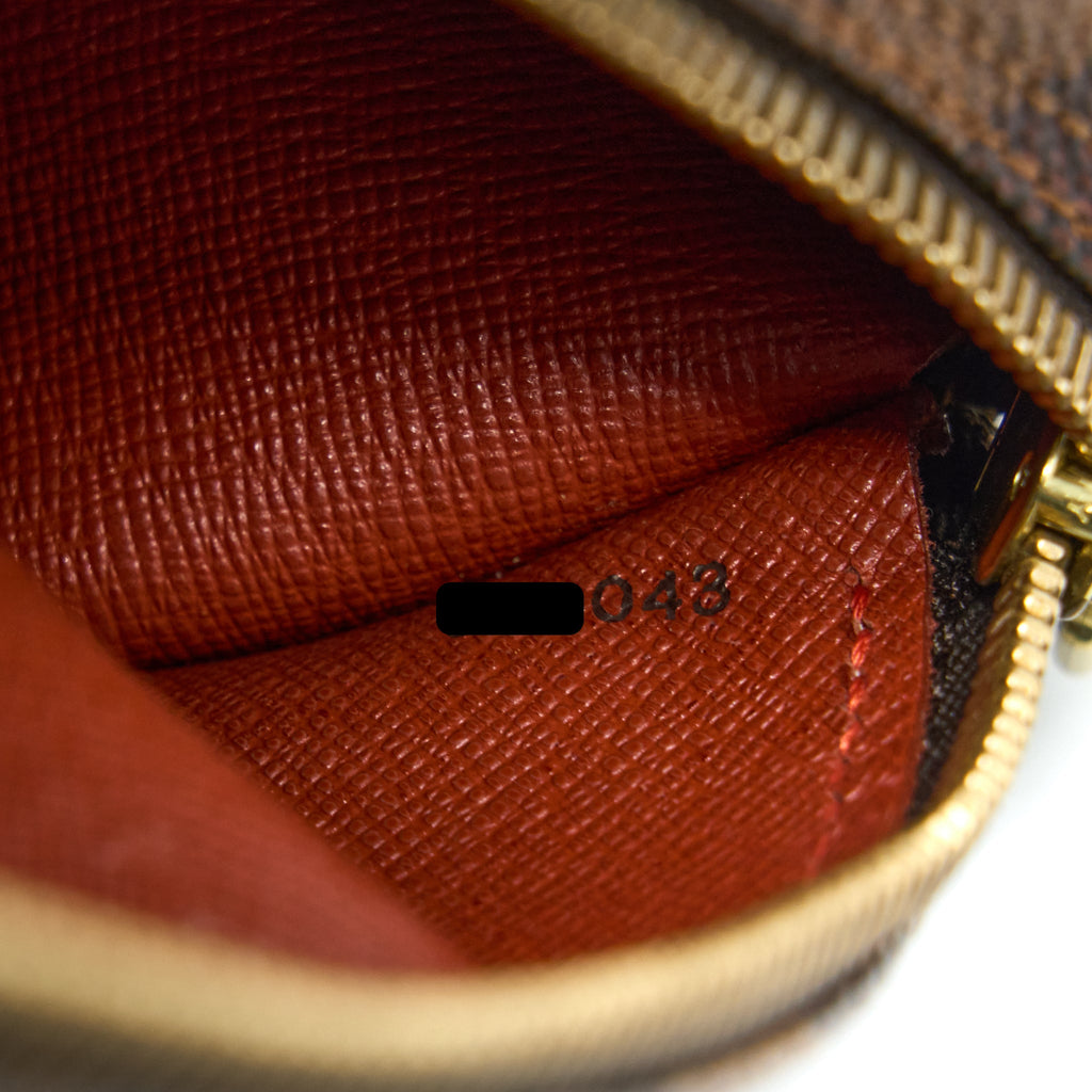 LOUIS VUITTON VINTAGE PAPILLON DAMIER EBENE CANVAS GHW