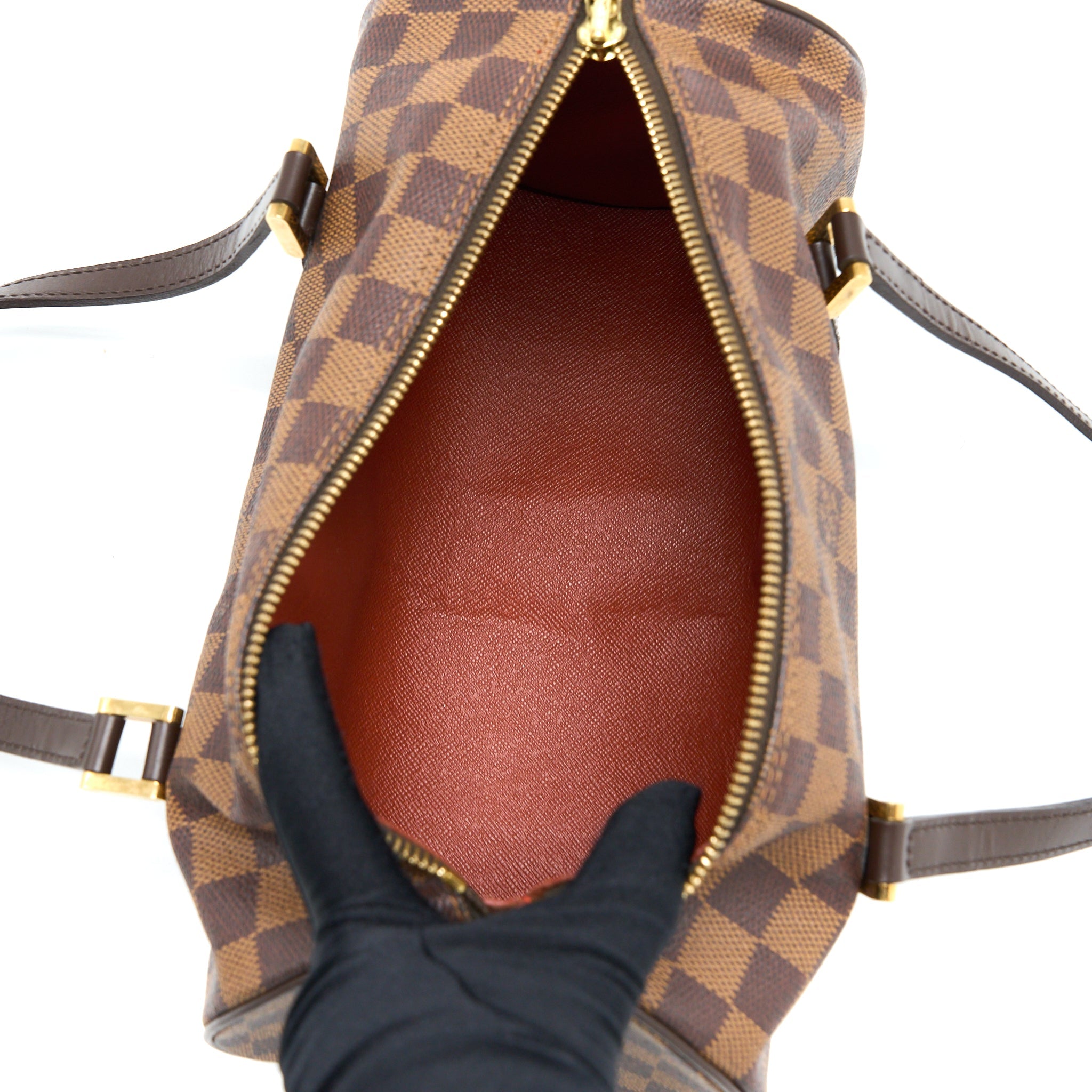 LOUIS VUITTON VINTAGE PAPILLON DAMIER EBENE CANVAS GHW