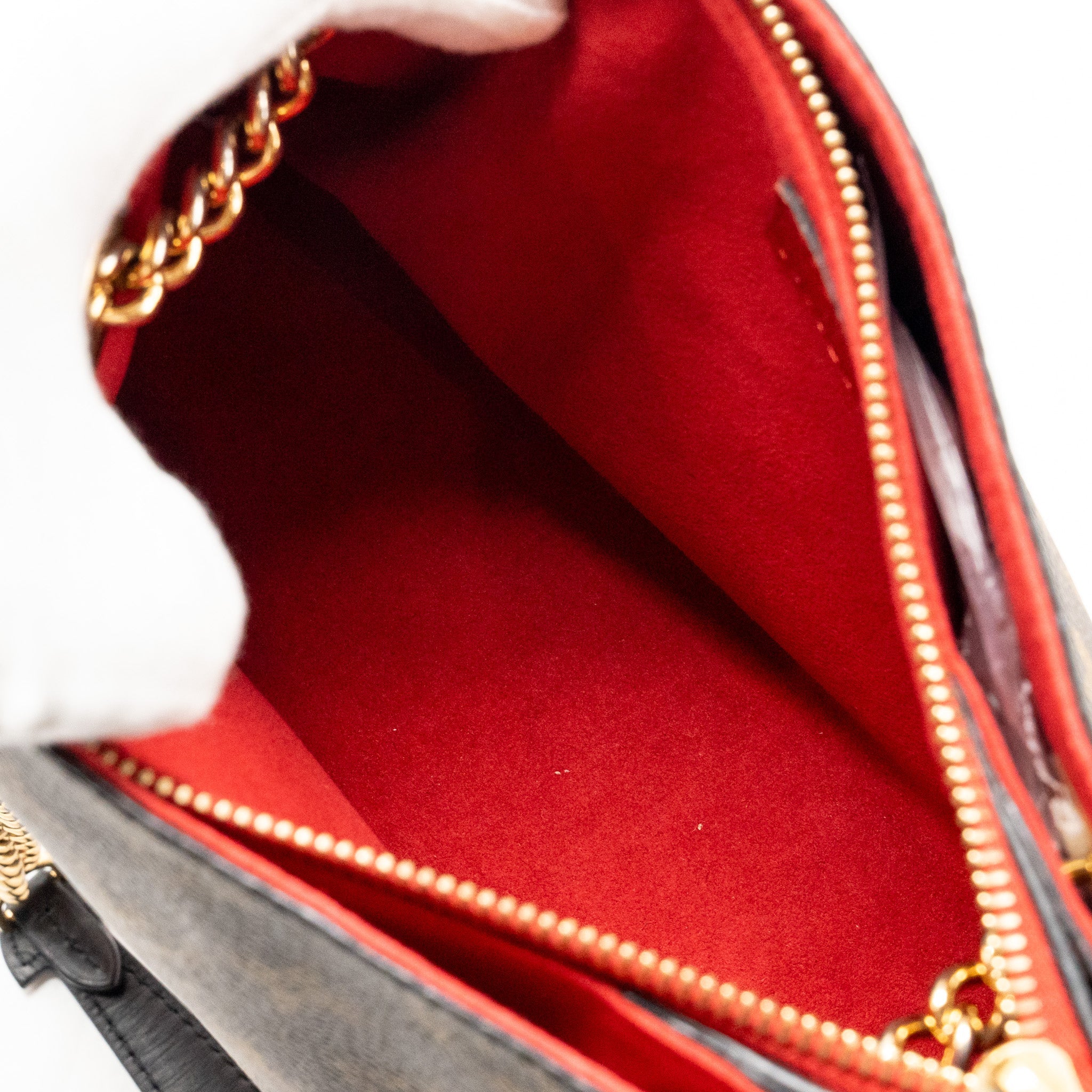LOUIS VUITTON SURENE BB MONOGRAM CANVAS RED GHW