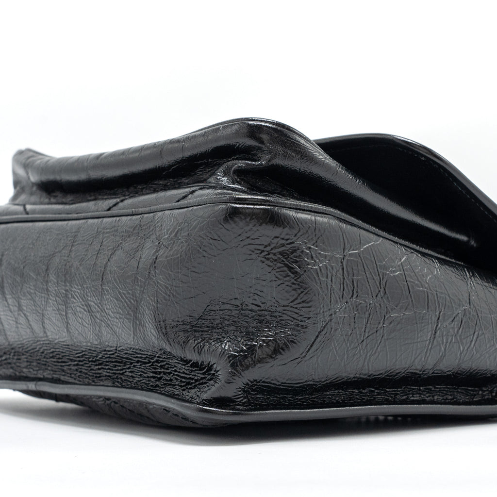 SAINT LAUREN MEDIUM NIKI CALFSKIN BLACK RUTHENIUM HARDWARE