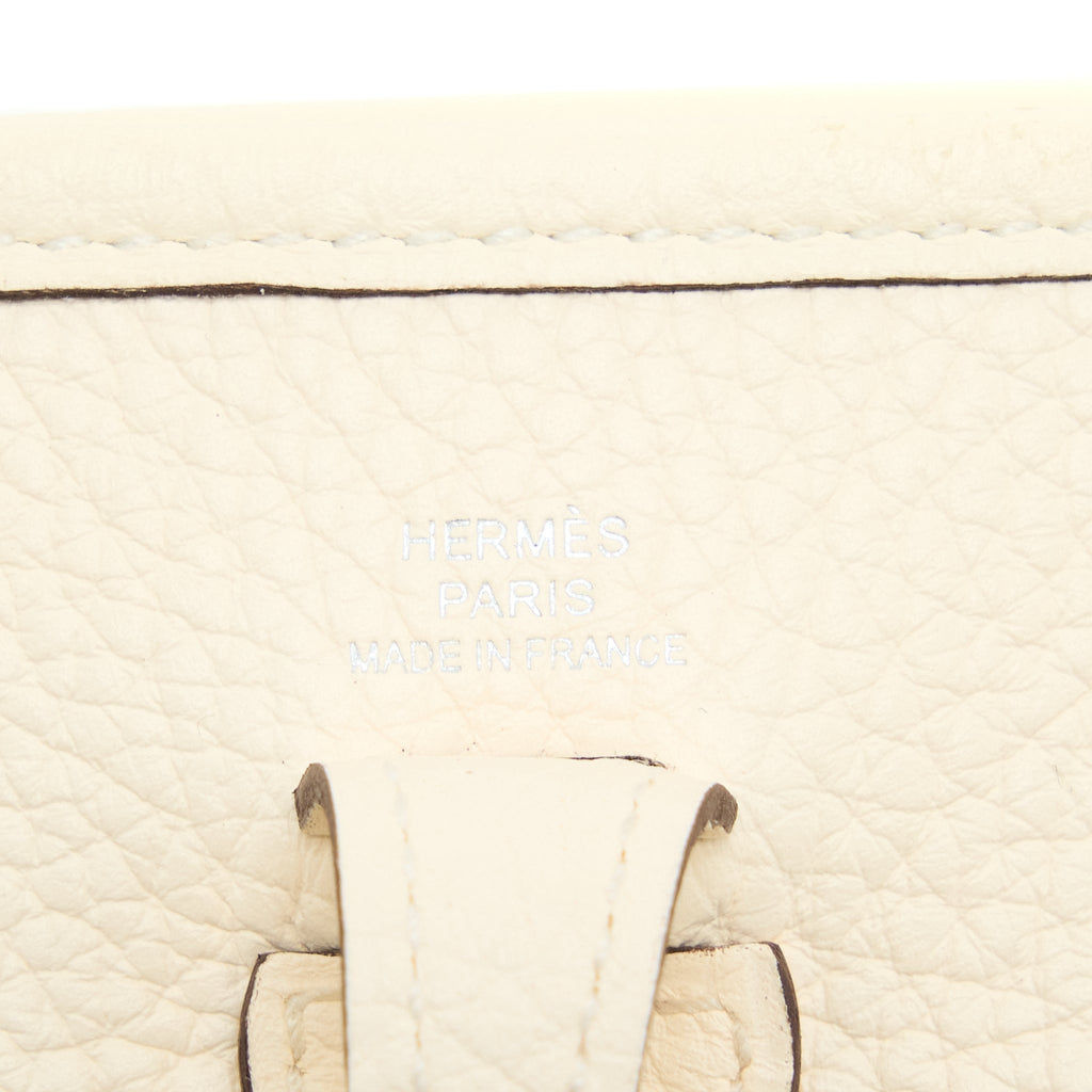 HERMES MINI EVELYNE CLEMENCE NATA/MULTICOLOR STRAP SHW