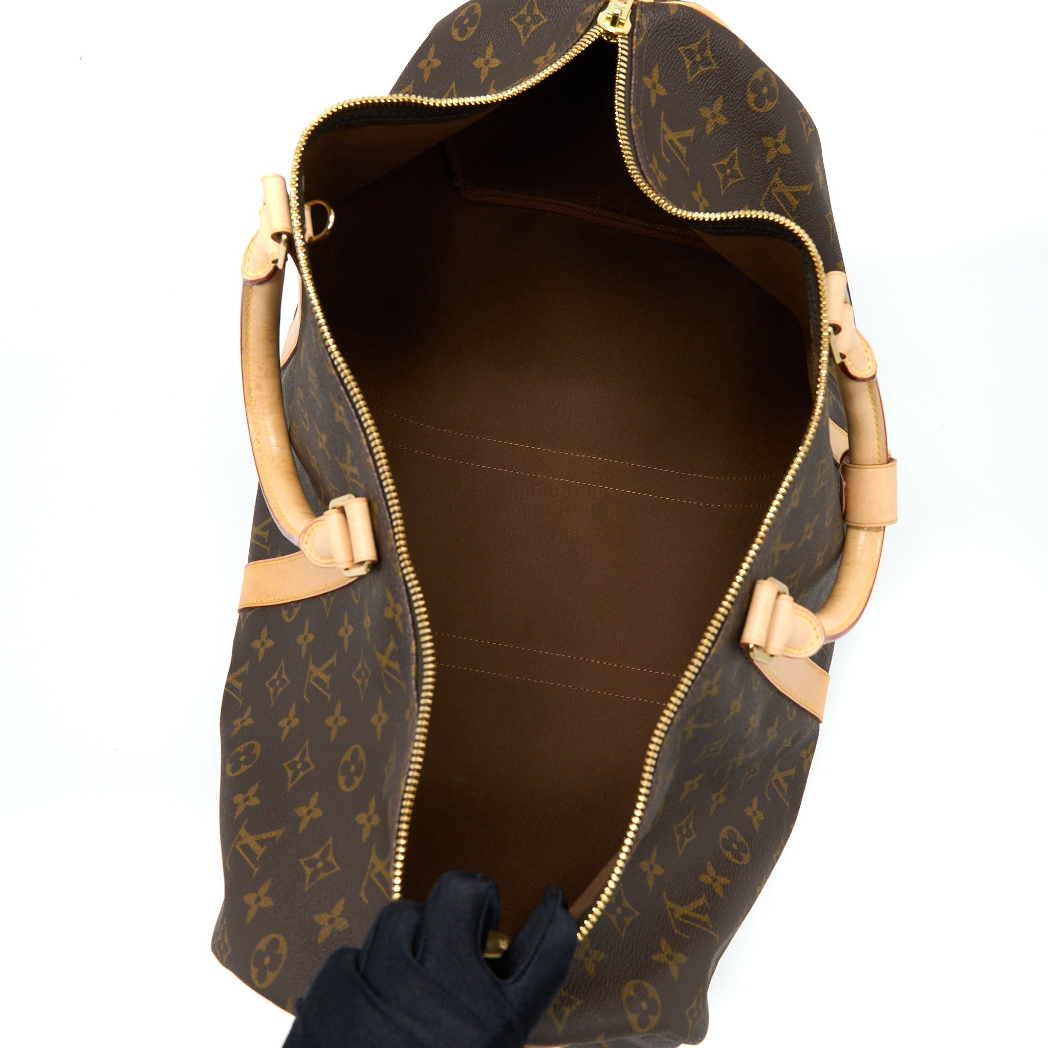 LOUIS VUITTON KEEPALL BANDOULIERE 50 MONOGRAM CANVAS GHW