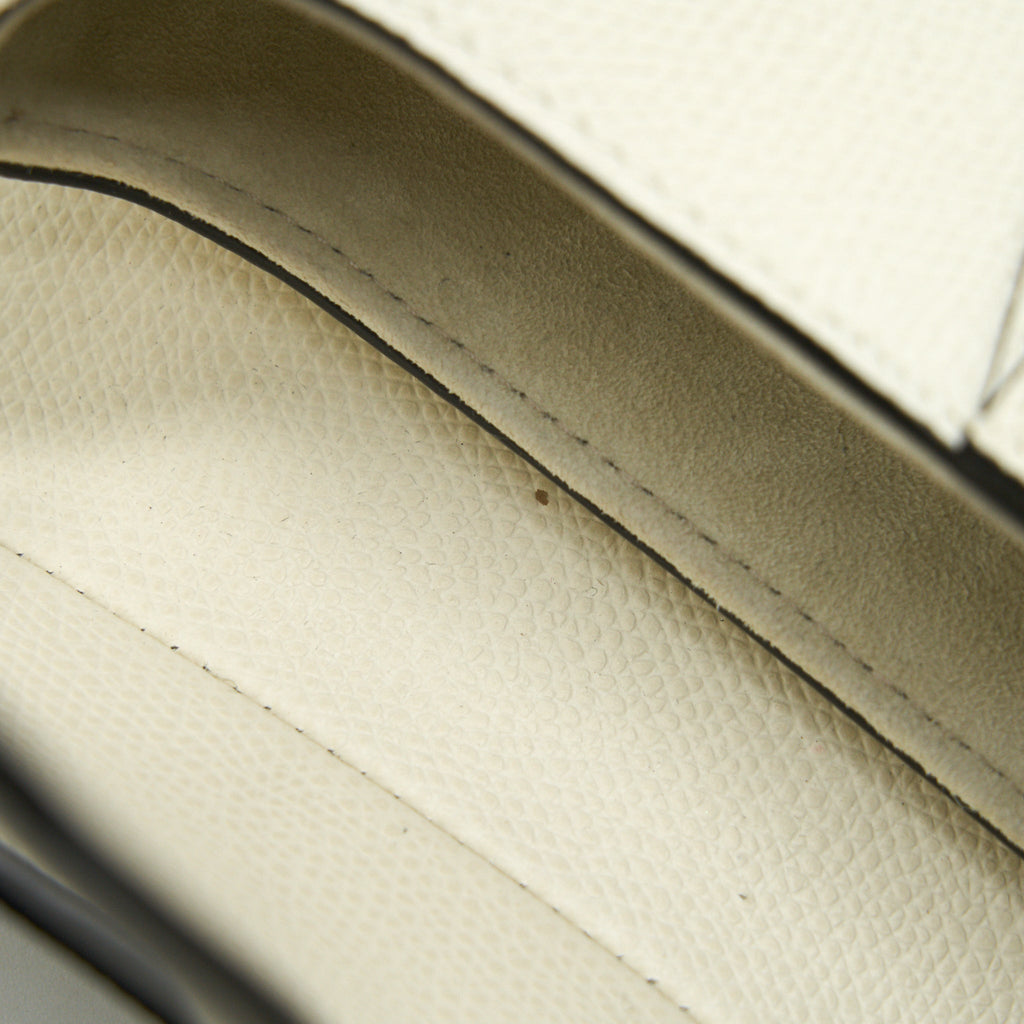 DIOR SMALL SADDLE BAG WHITE GHW