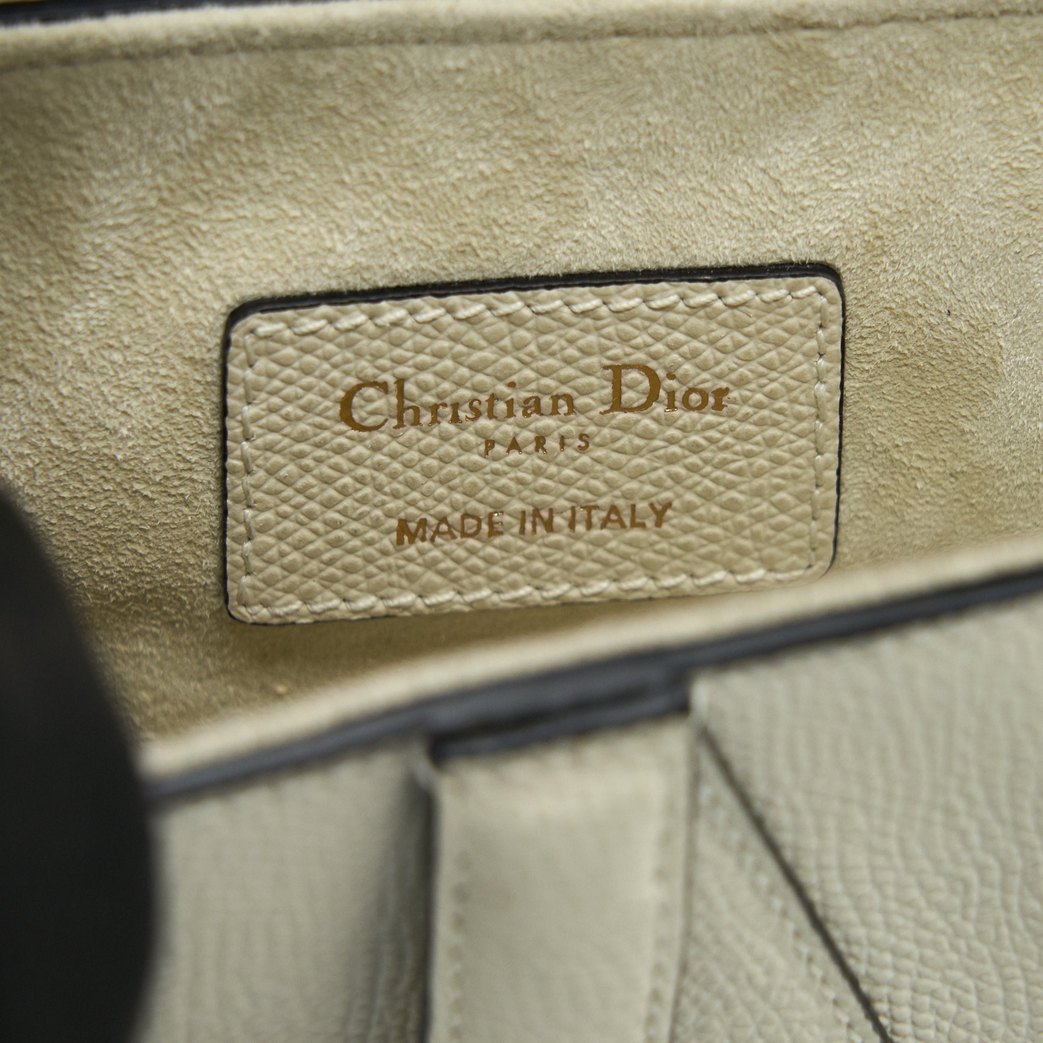 DIOR SMALL SADDLE BAG WHITE GHW