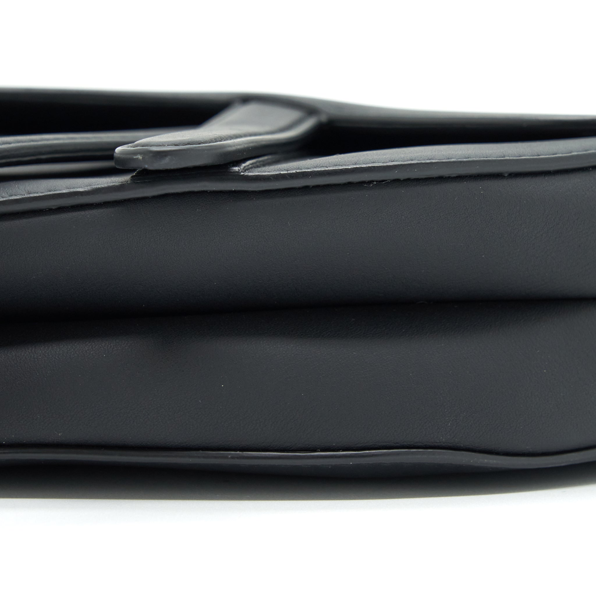 DIOR MINI SADDLE CALFSKIN SO BLACK WITH AN EXTRA SHOULDER STRAP