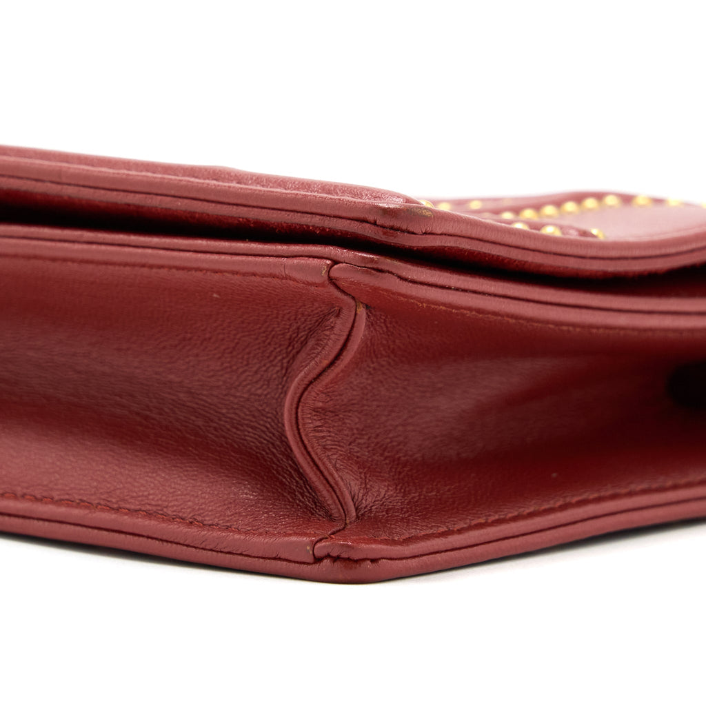 DIOR DIORAMA CROSSBODY BAG WITH HANDLE RED GHW