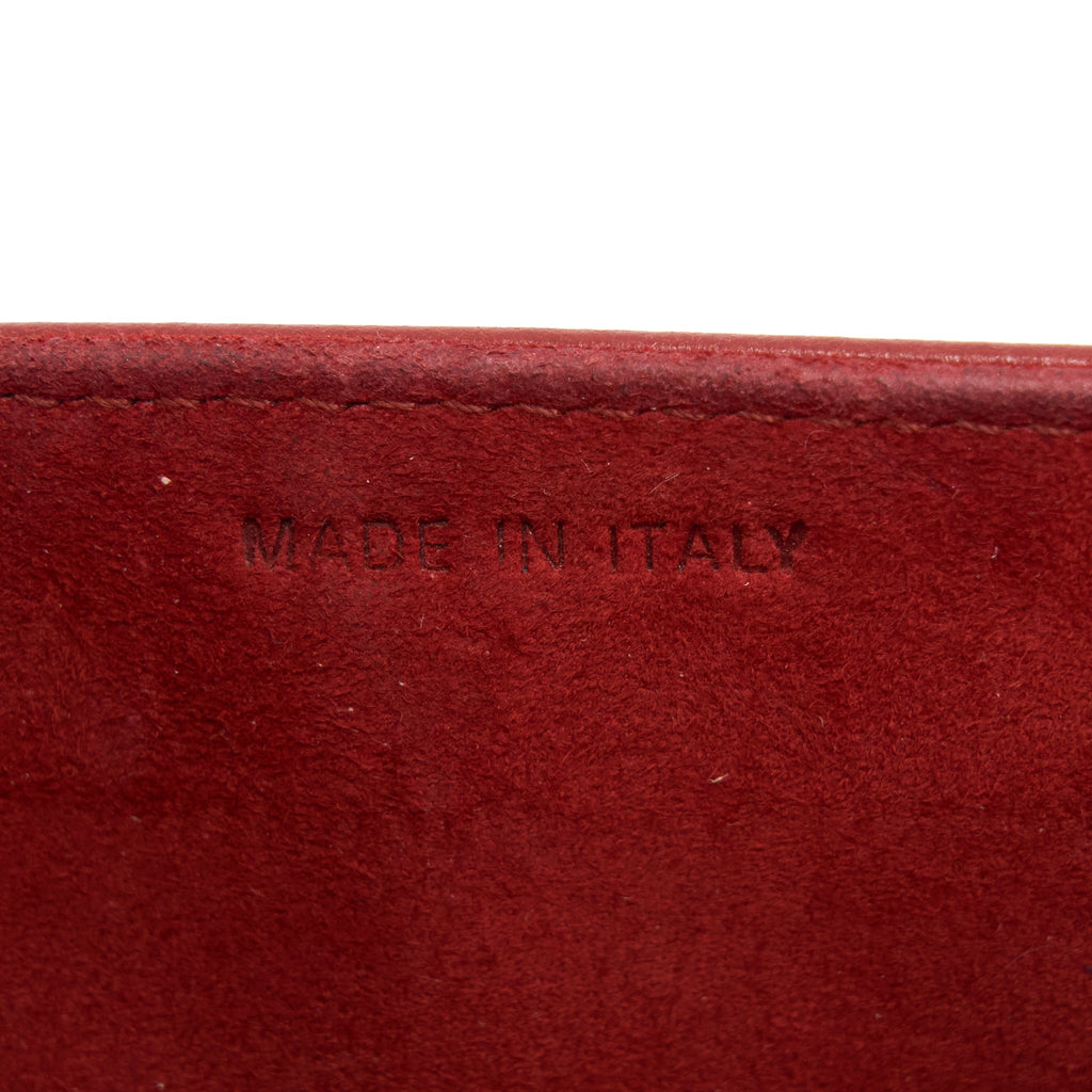 DIOR DIORAMA CROSSBODY BAG WITH HANDLE RED GHW