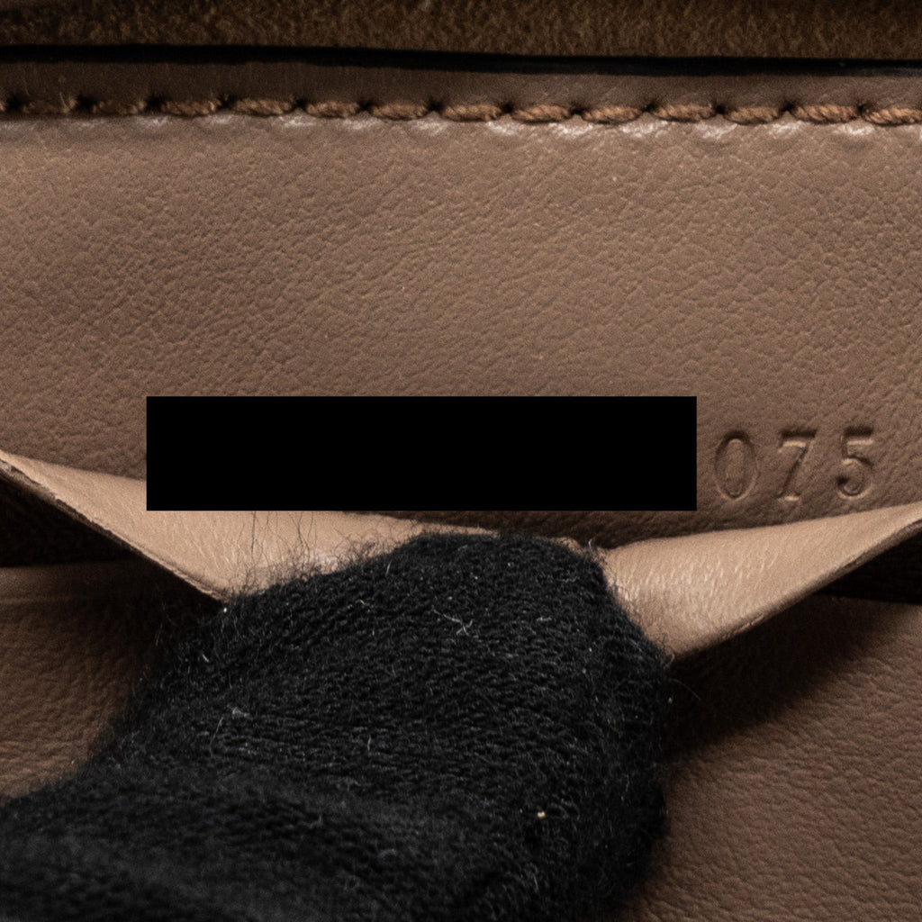 GUCCI GG MARMONT MINI BUCKET BAG BEIGE GHW