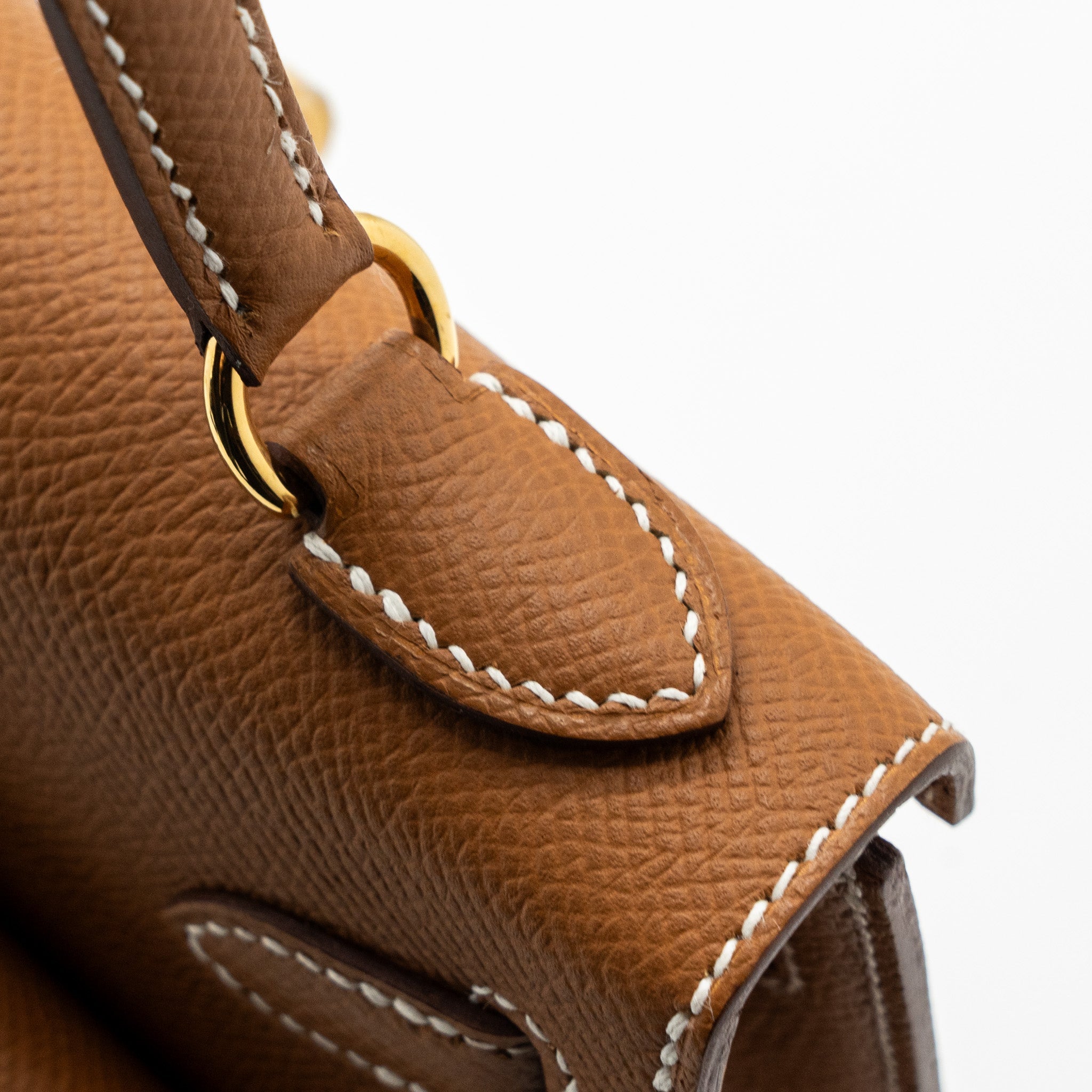 HERMES KELLY SELLIER EN DESORDRE 20 EPSOM GOLD GHW