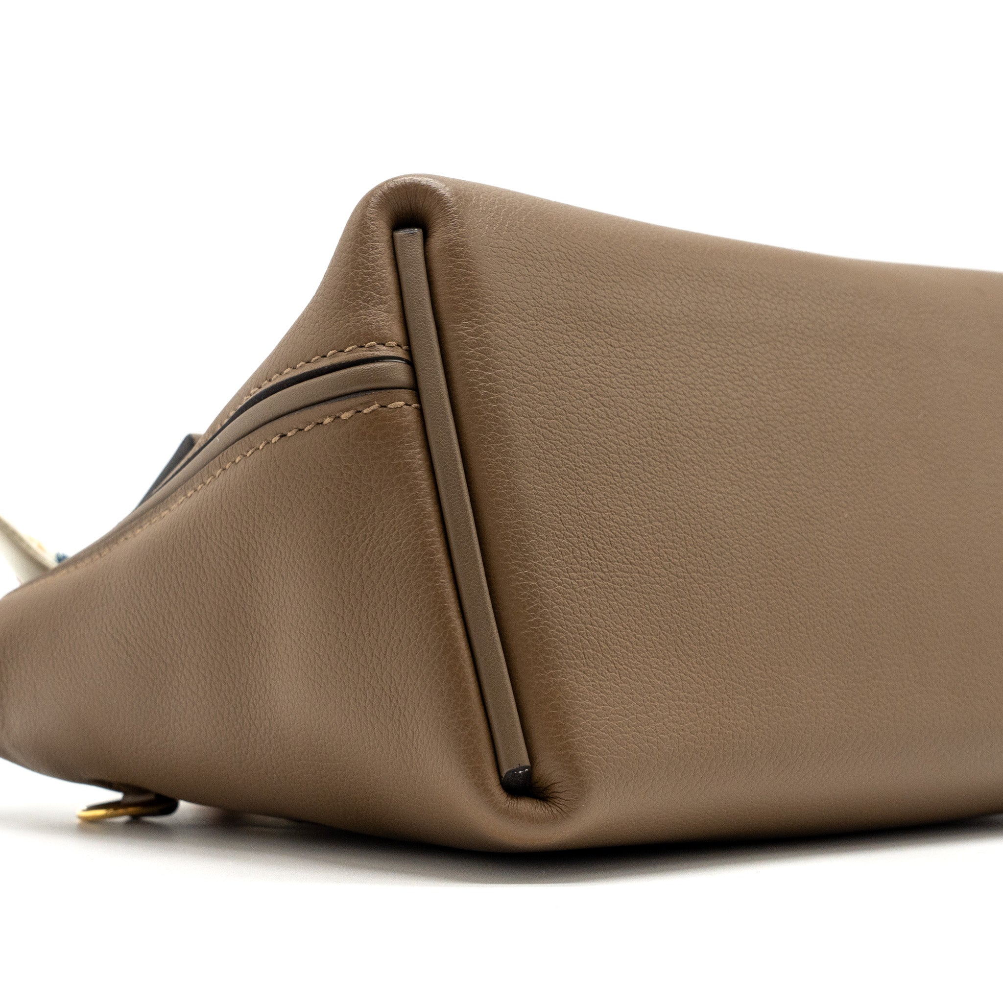 HERMES MINI 24/24 2424-21 EVERCOLOR/SWIFT D0 BEIGE DE WEIMAR GHW
