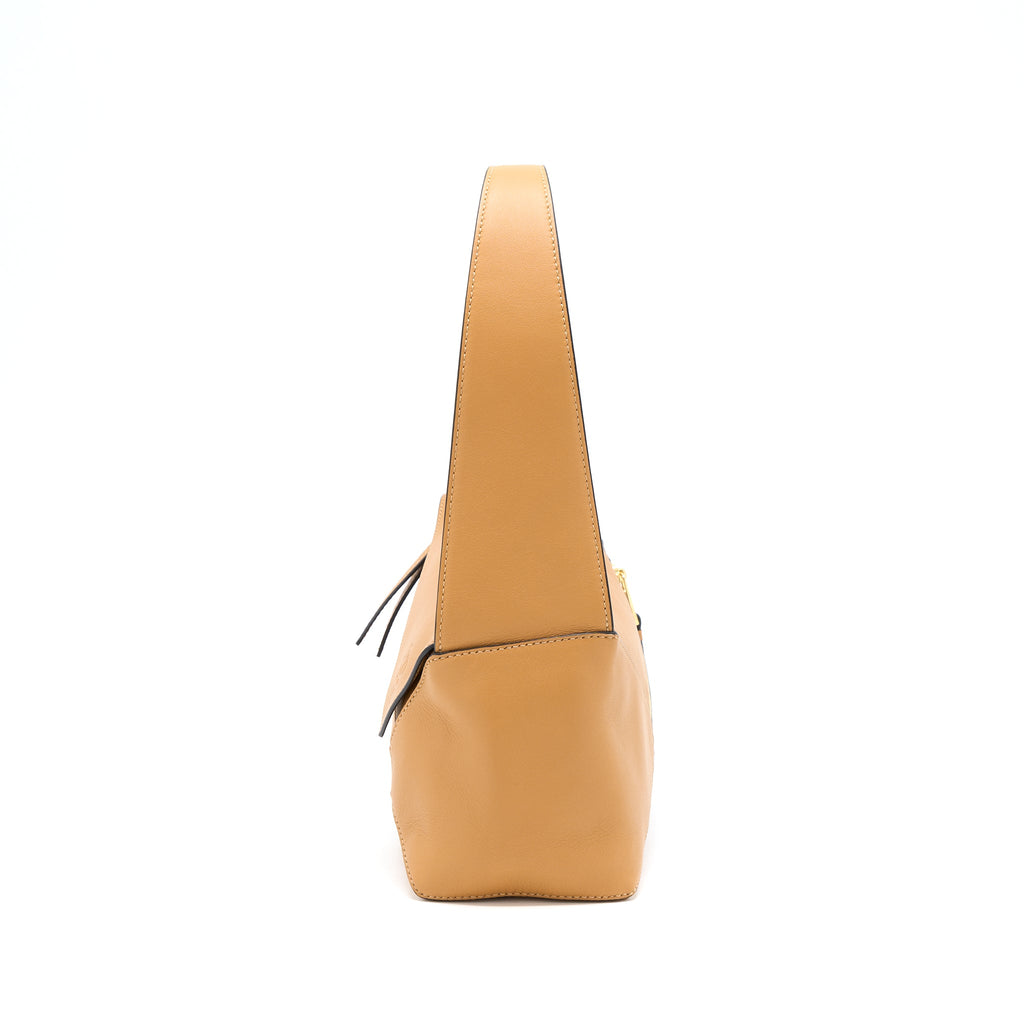 LOEWE PUZZLE HOBO BAG NAPPA CALFSKIN WARM DESERT GHW